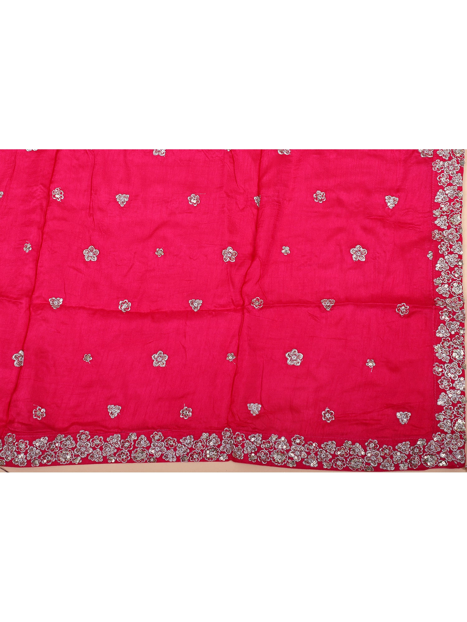 Elegant Pink Handcrafted Lehenga For Wedding Wear
