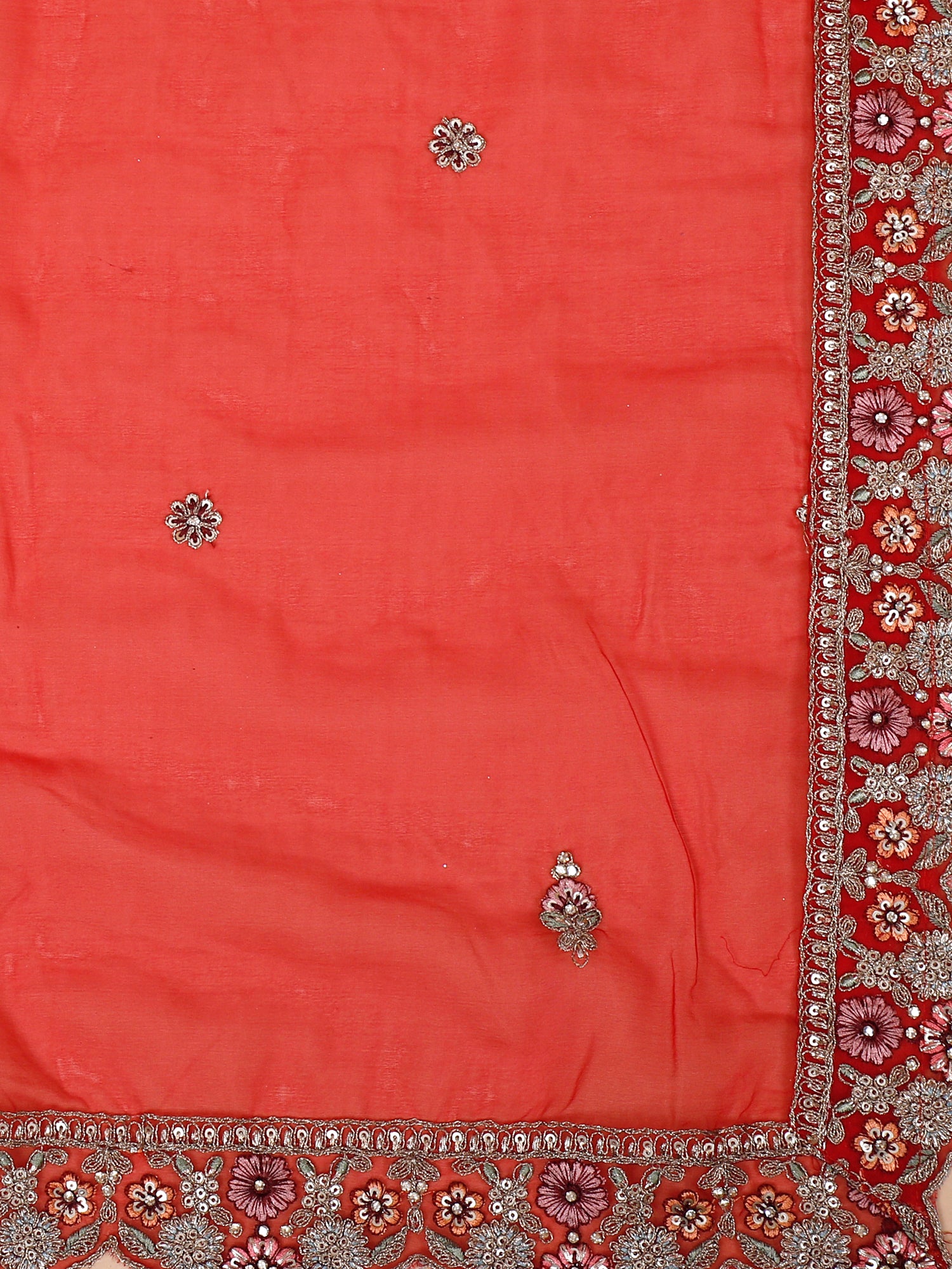 Passion Red Embroidered Royal With Jarkan Lehenga