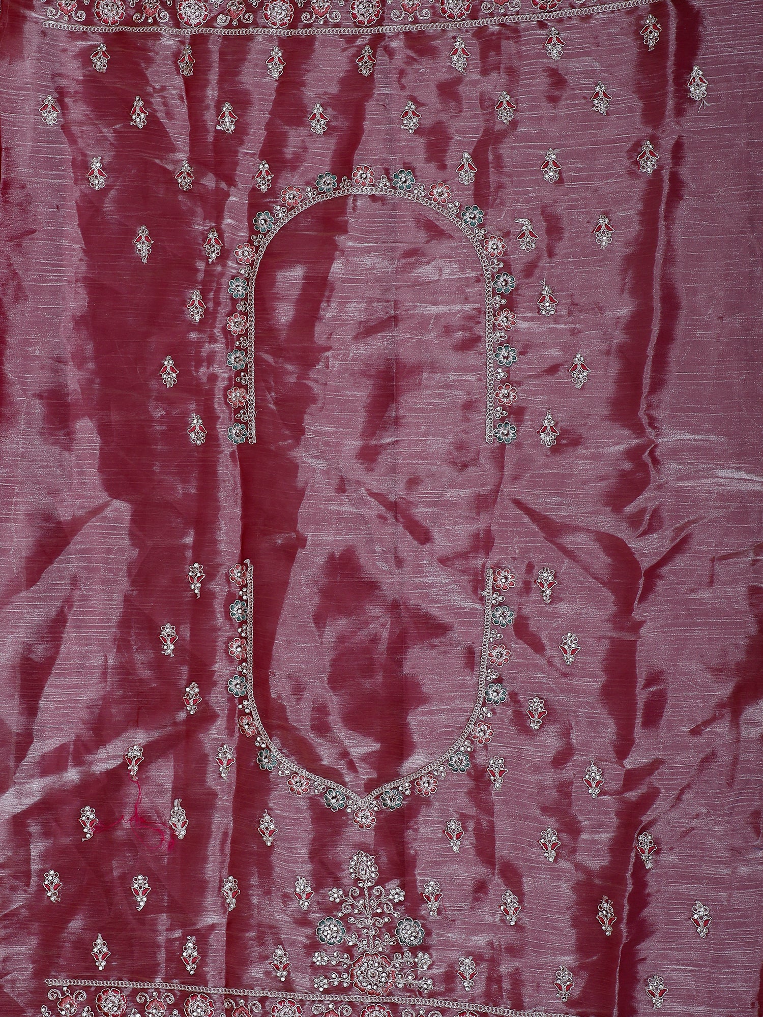 Onion Pink Embroidered Lehenga With Jarkan