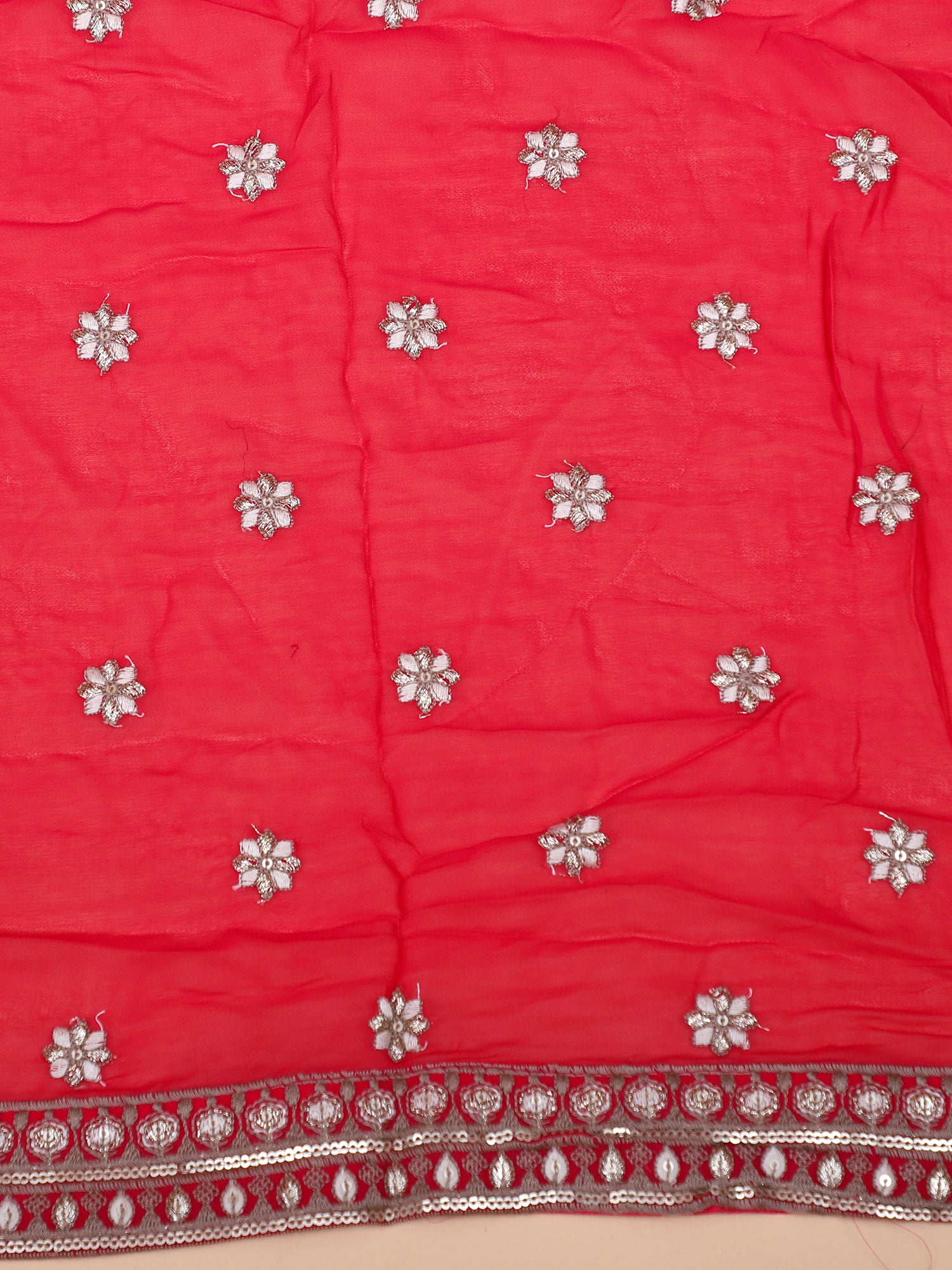 Embroidered Fuchsia Pink Lehenga For Parties