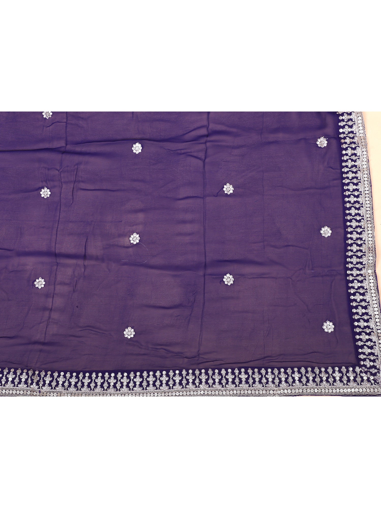 Regal Dark Purple Lehenga With Dupatta