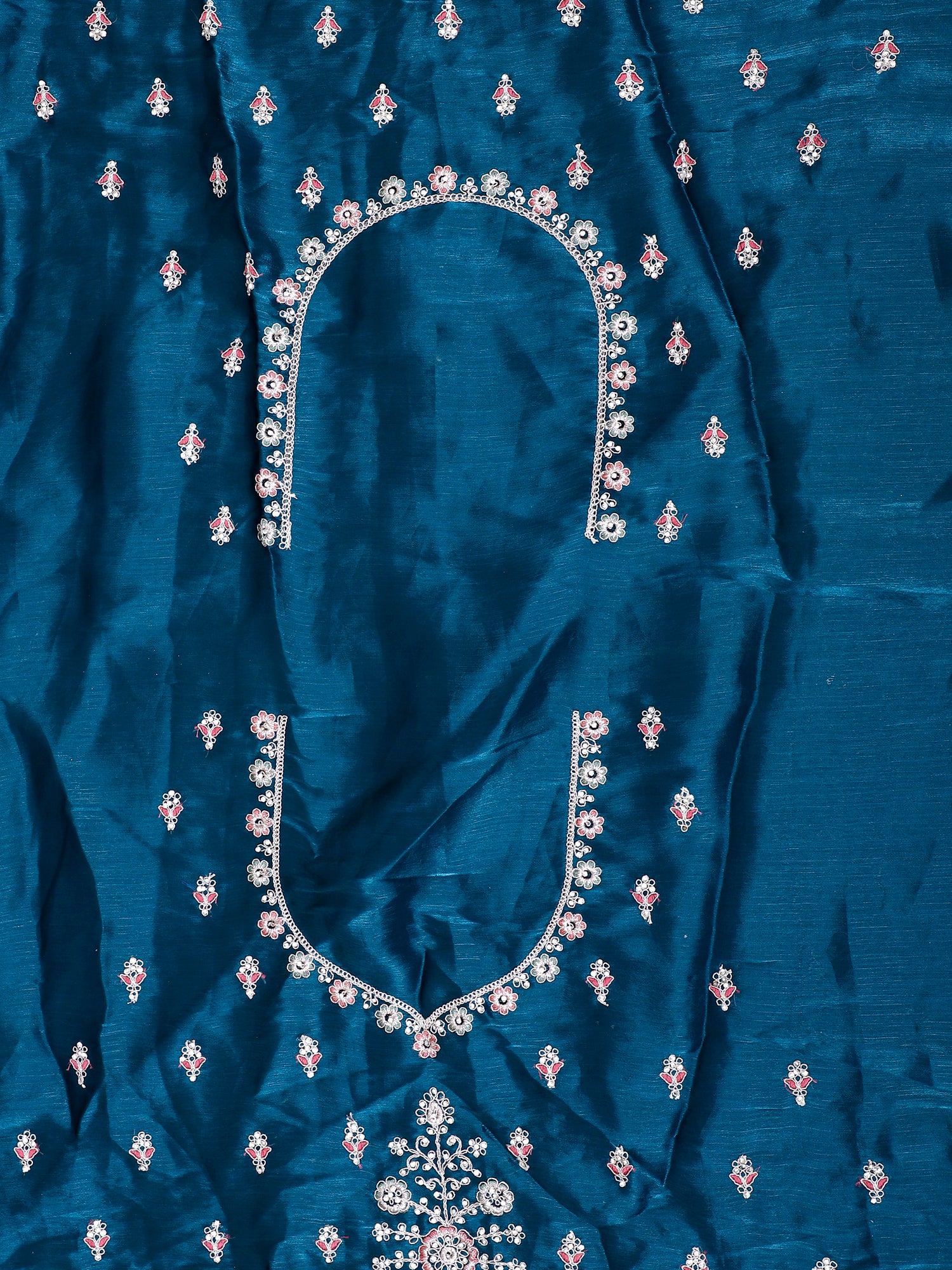 Rama Blue Designer Embellished Lehenga
