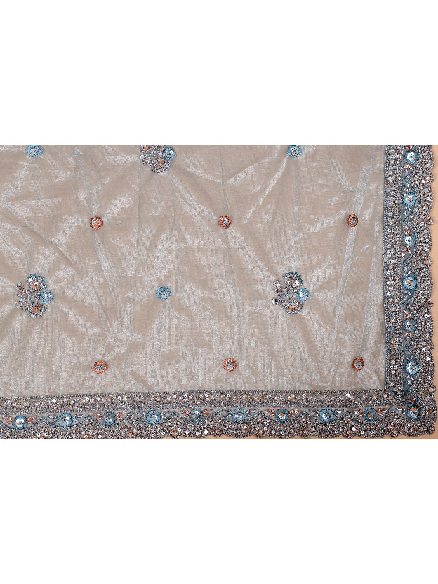Powder Blue Luxury Lehenga