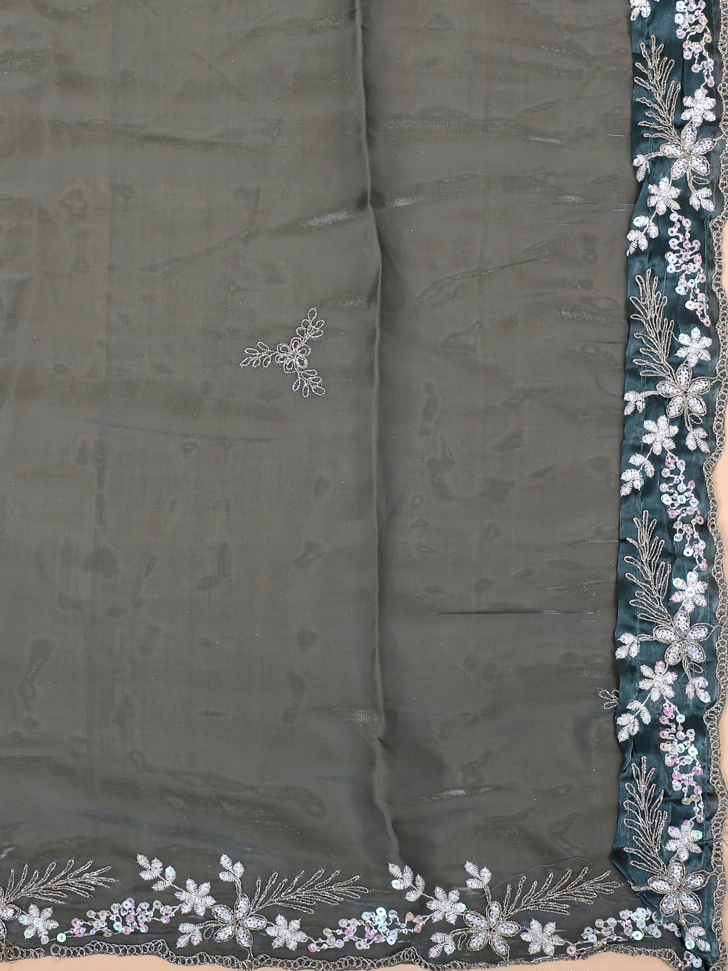 Peacock Green Sparkle Embroidered Diamond Lehenga