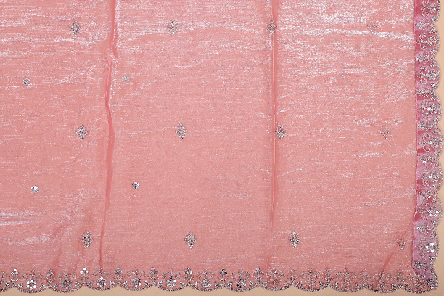 Bright Pink Festive Embroidered Lehenga