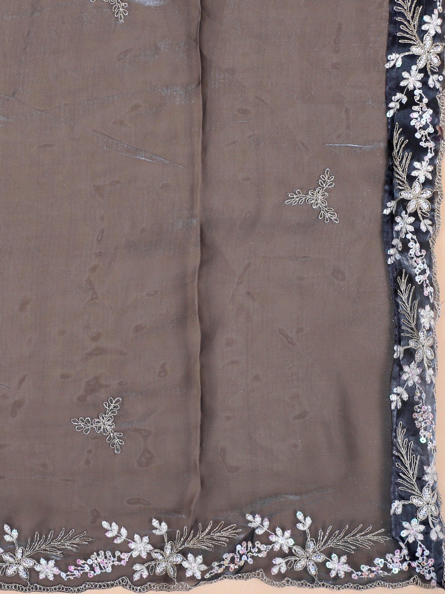 Celestial Air Force Blue Diamond Work Lehenga