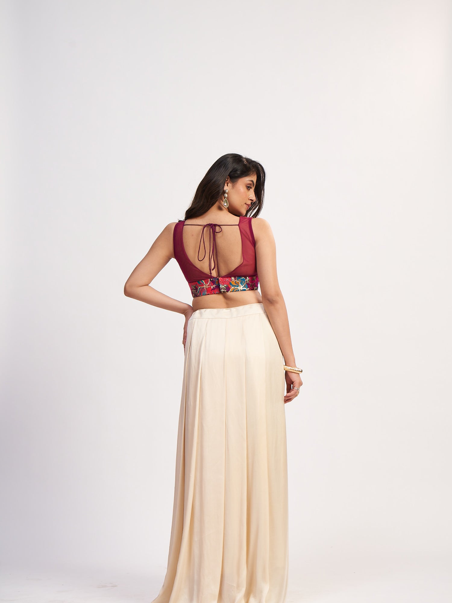 Vibrant Multi-Color Indo-Western Dress