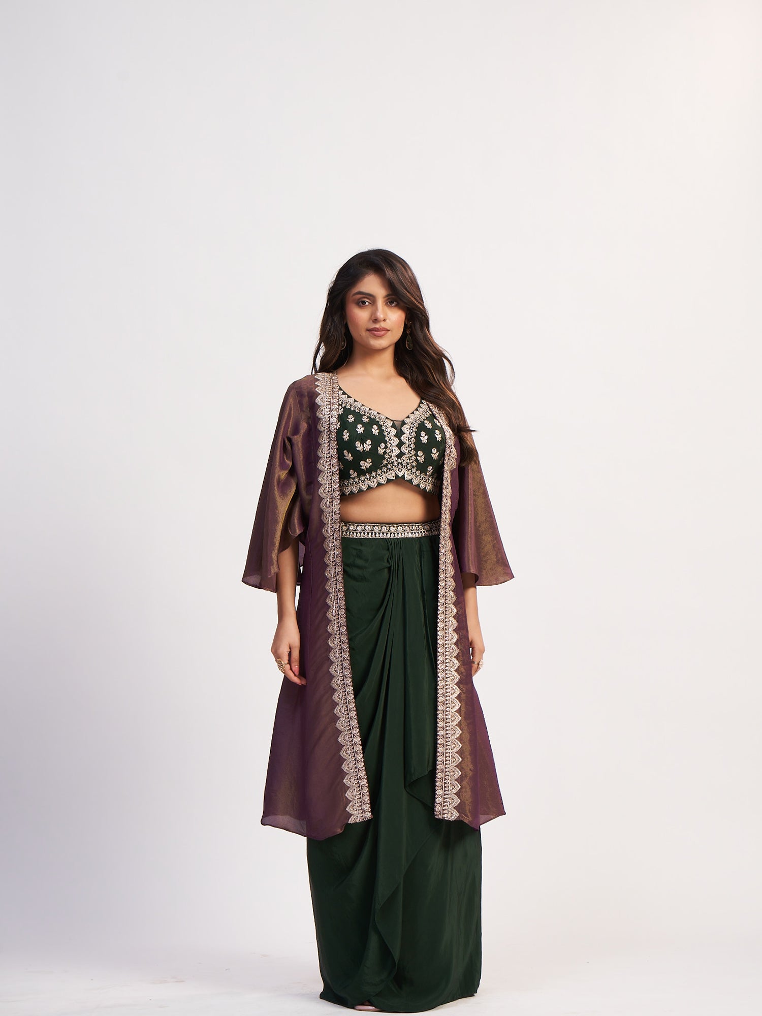 Vibrant Multi-Color Indo-Western