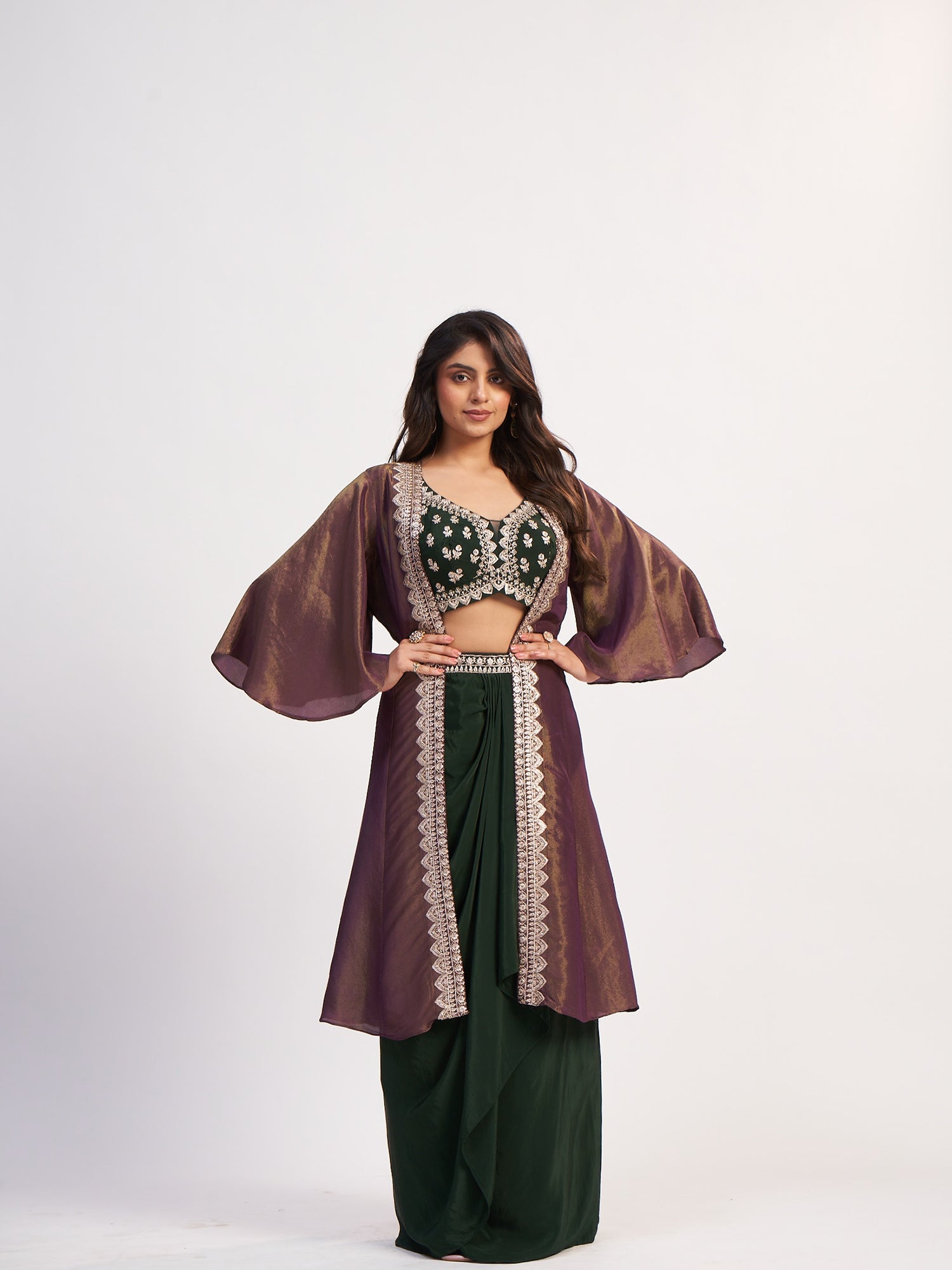 Vibrant Multi-Color Indo-Western