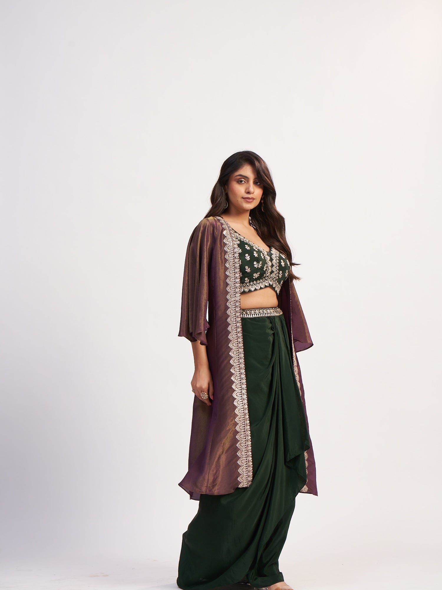 Vibrant Multi-Color Indo-Western