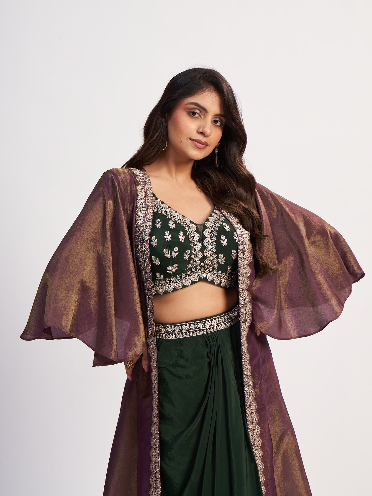 Vibrant Multi-Color Indo-Western