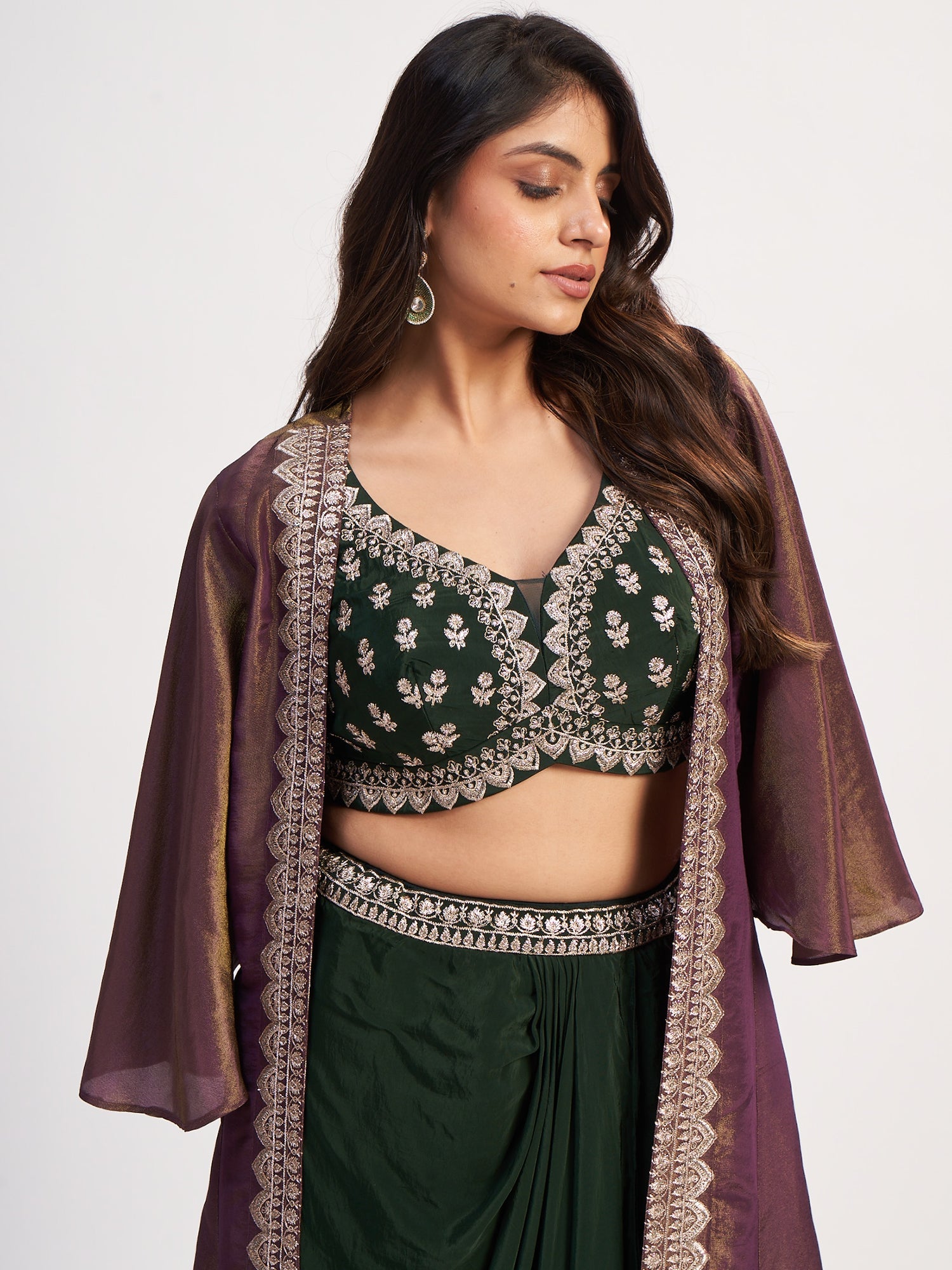 Vibrant Multi-Color Indo-Western