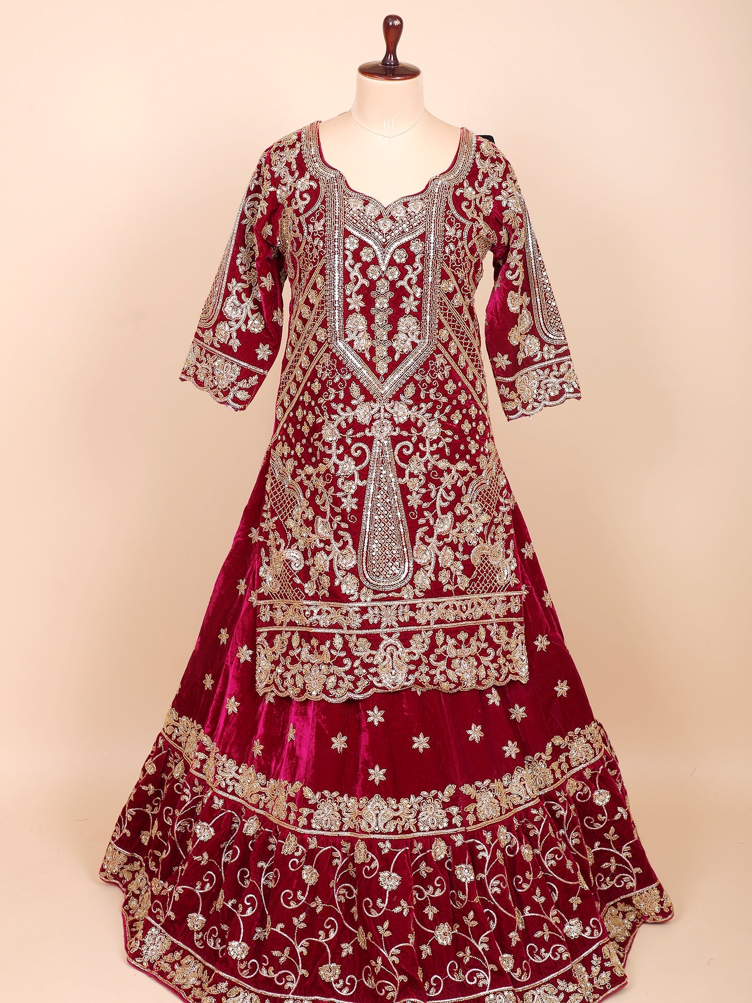 Rani Bridal Pakistani Lehenga