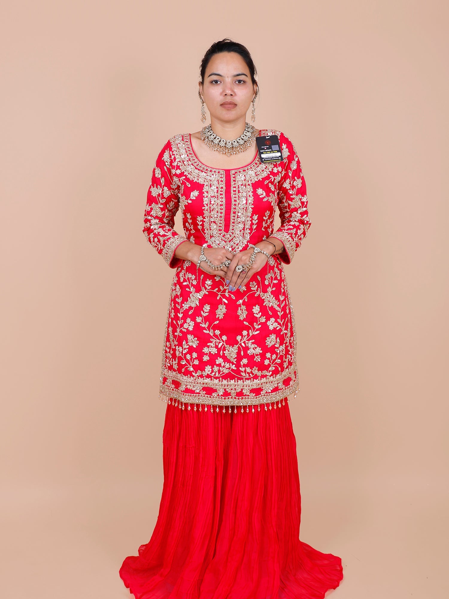 Rani Georgette Heavy Thread sharara