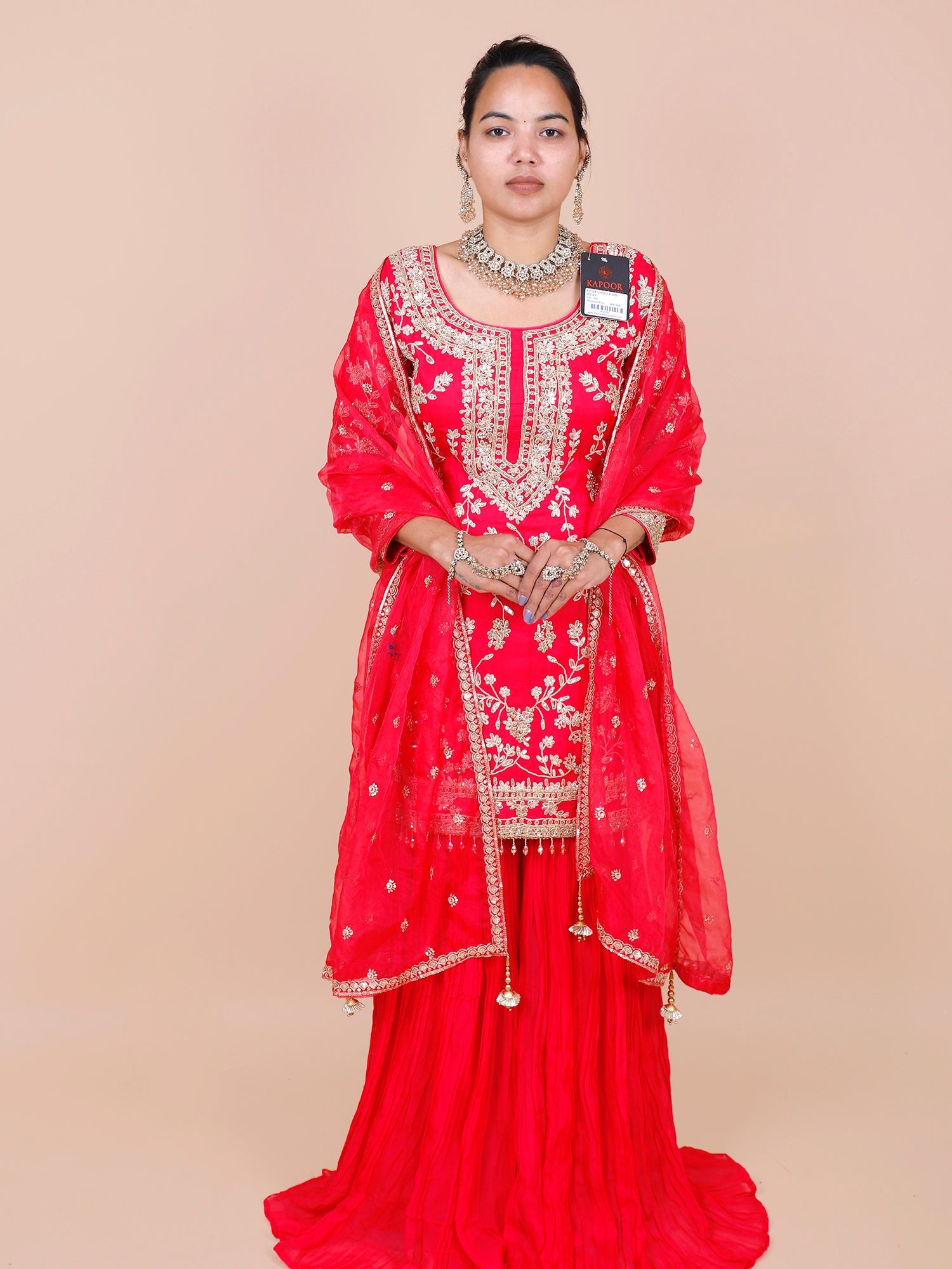 Rani Georgette Heavy Thread sharara