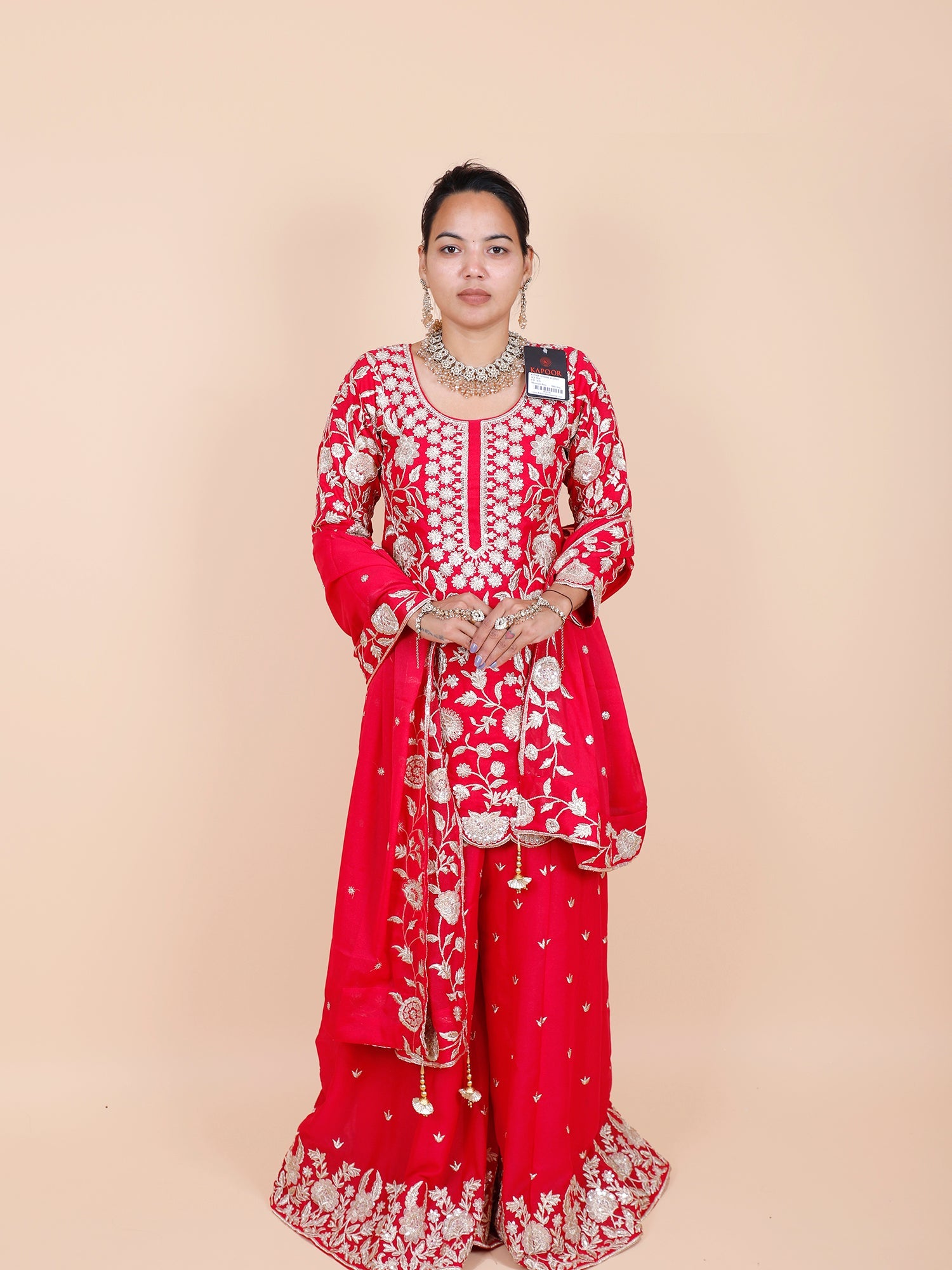 Rani Georgette Heavy Thread Embroidered Sharara