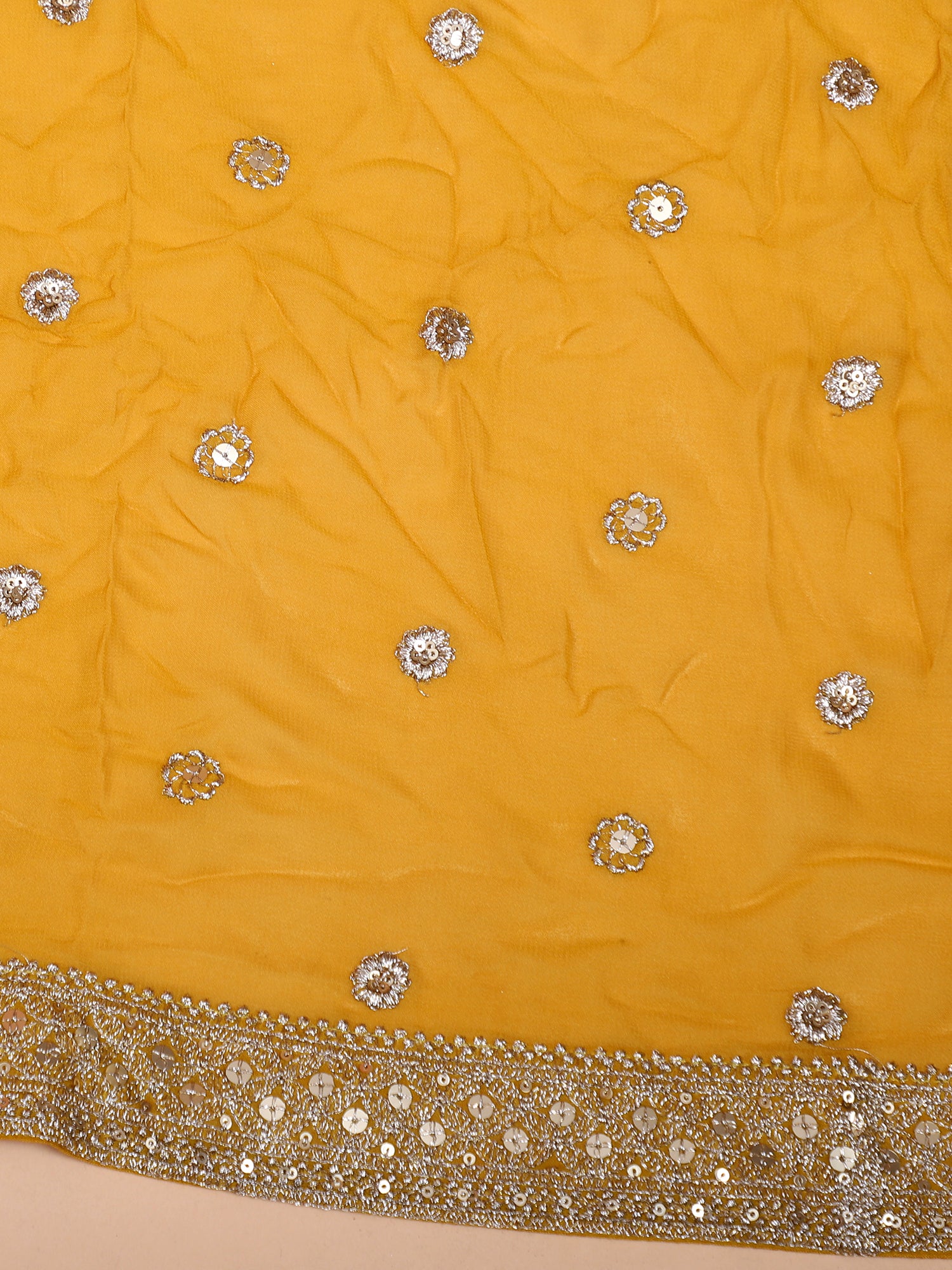 Sunshine Yellow Lehenga With Jarkan Embroidery Glow