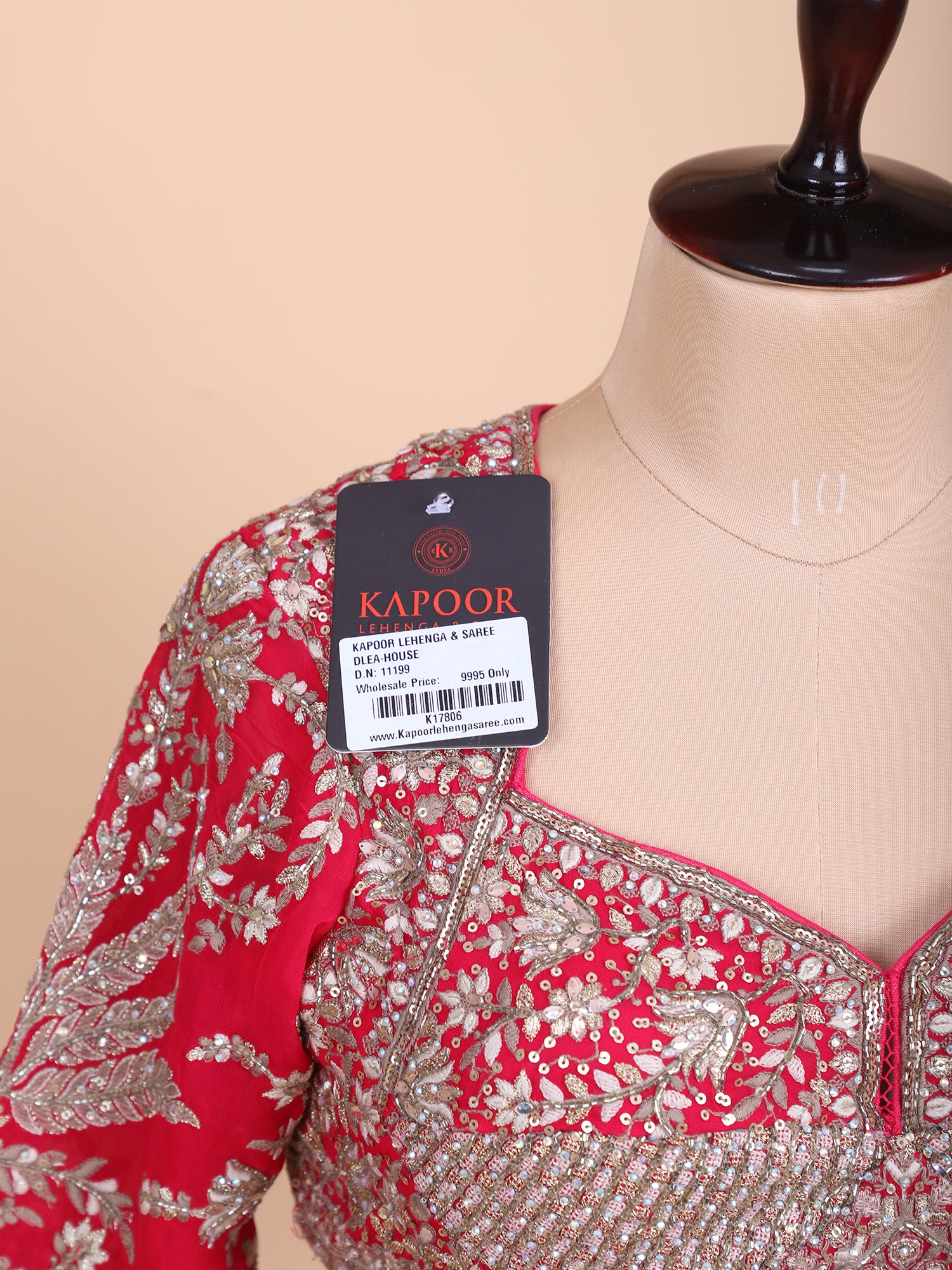 Embroidered Fuchsia Pink Lehenga For Parties