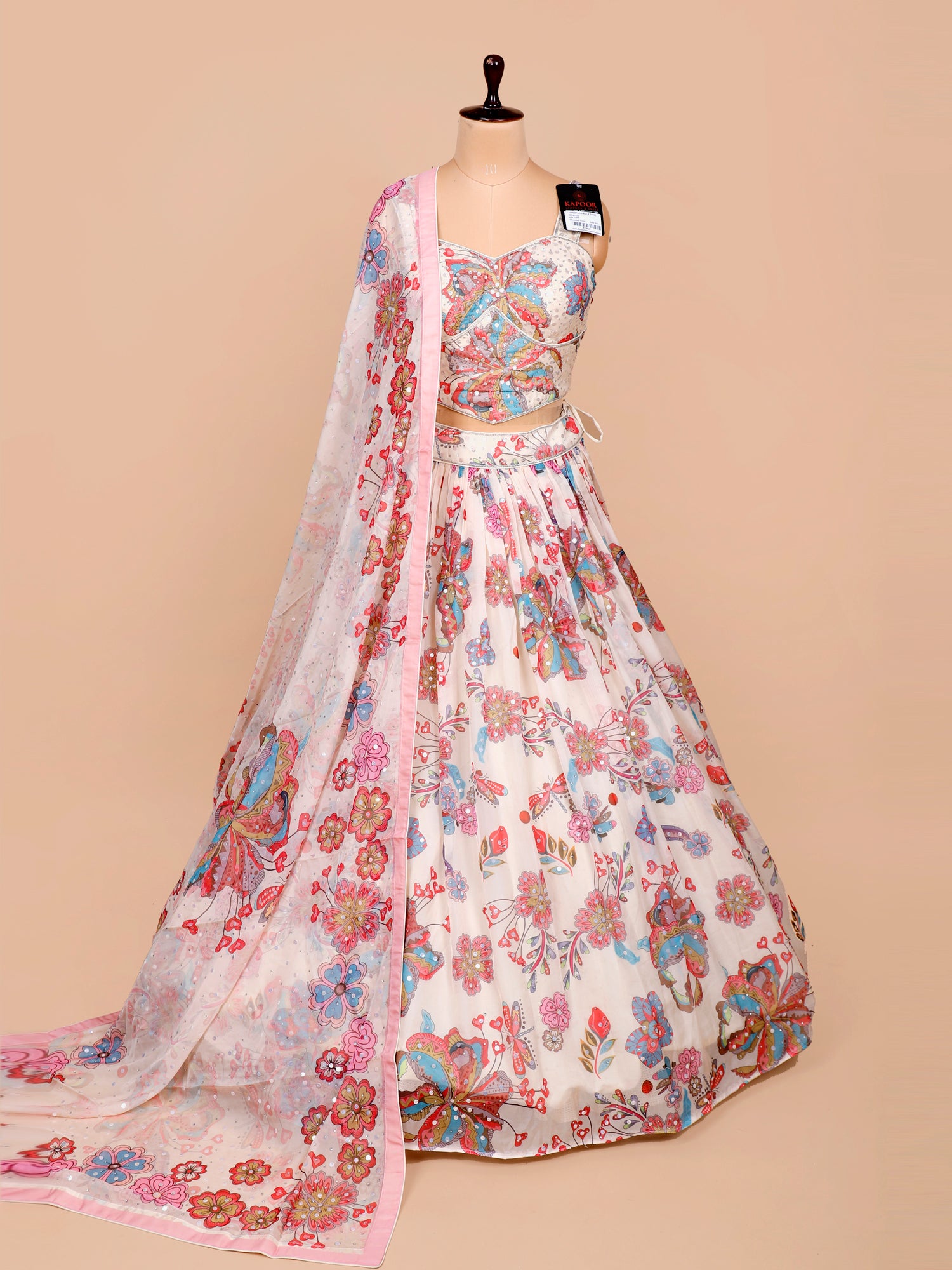 Multi Tone Dreamscape Lehenga