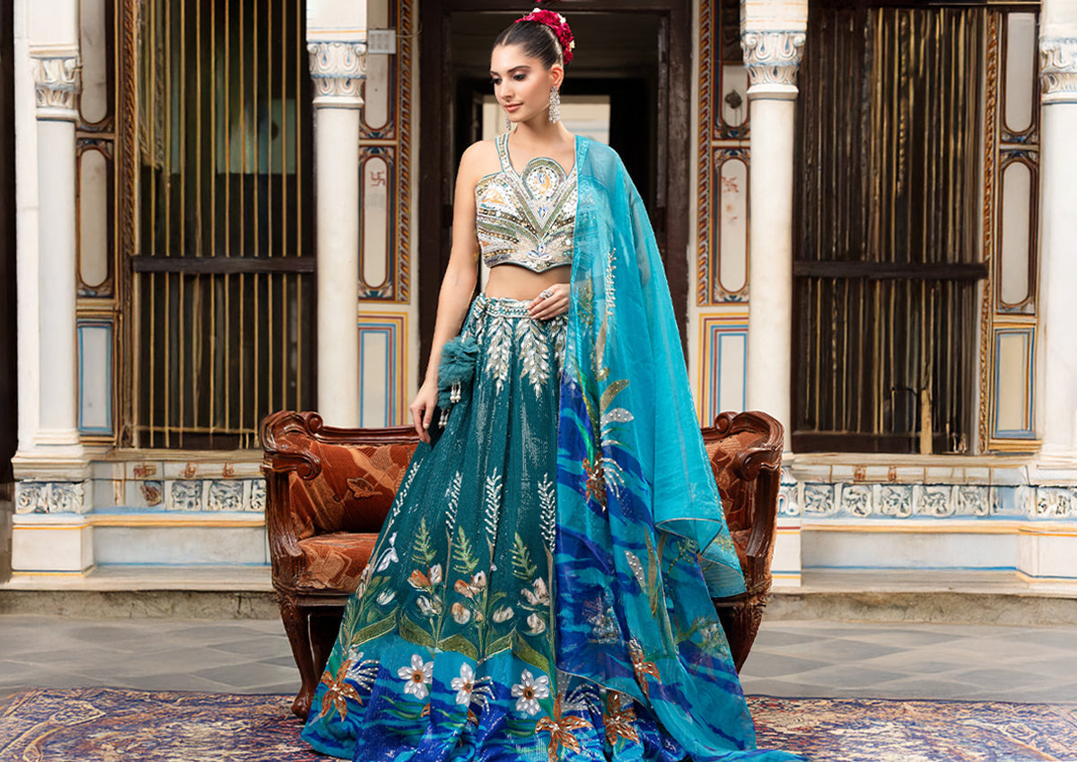 Mehendi Ceremony Look: Fresh & Fun Kapoor Lehenga Trending Designs