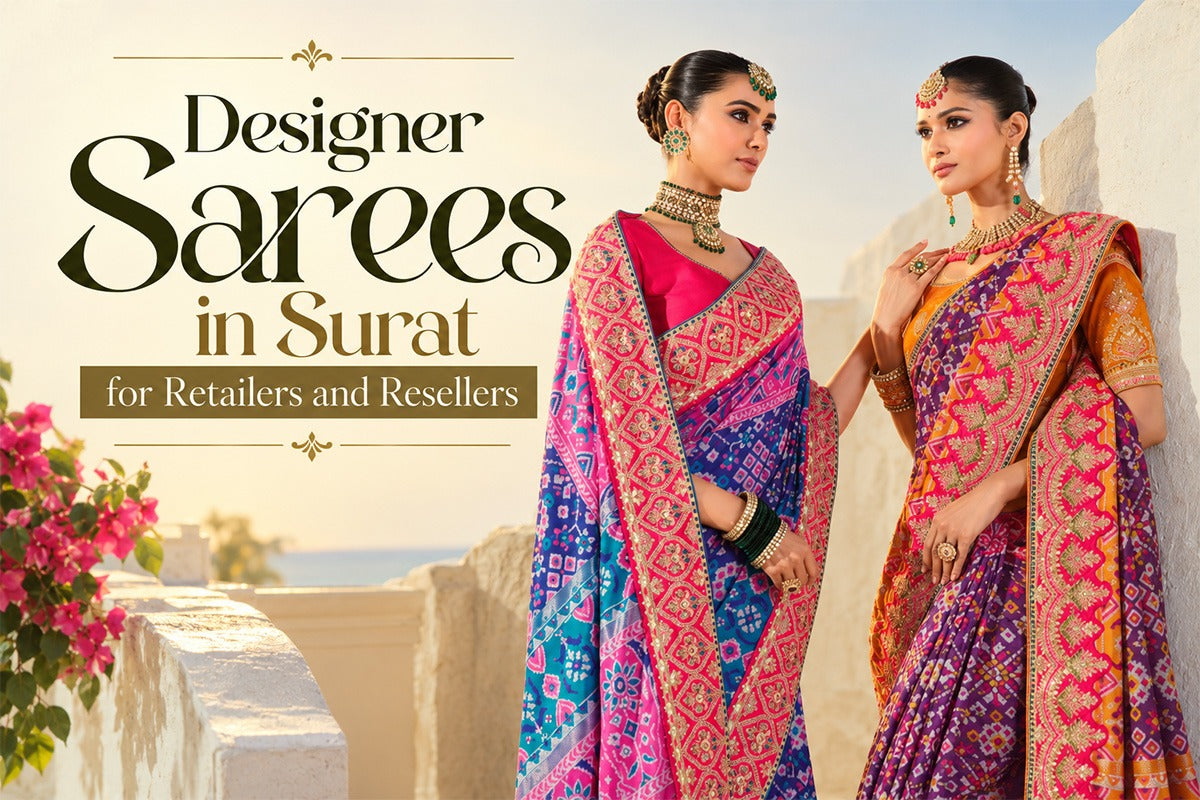 Designer Sarees in Surat for Retailers and Resellers