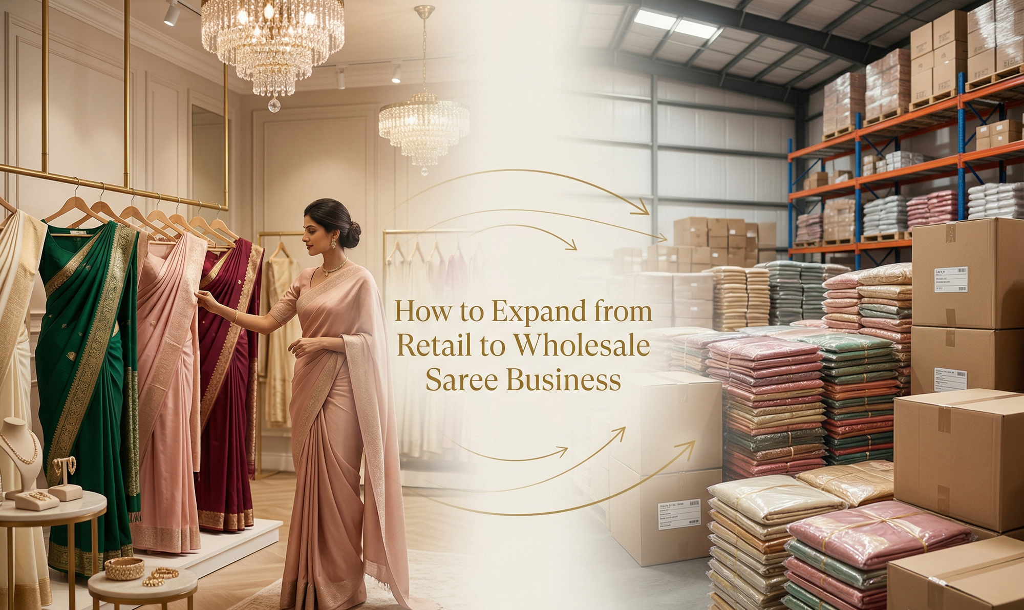 How to Expand from Retail to Wholesale Saree Business