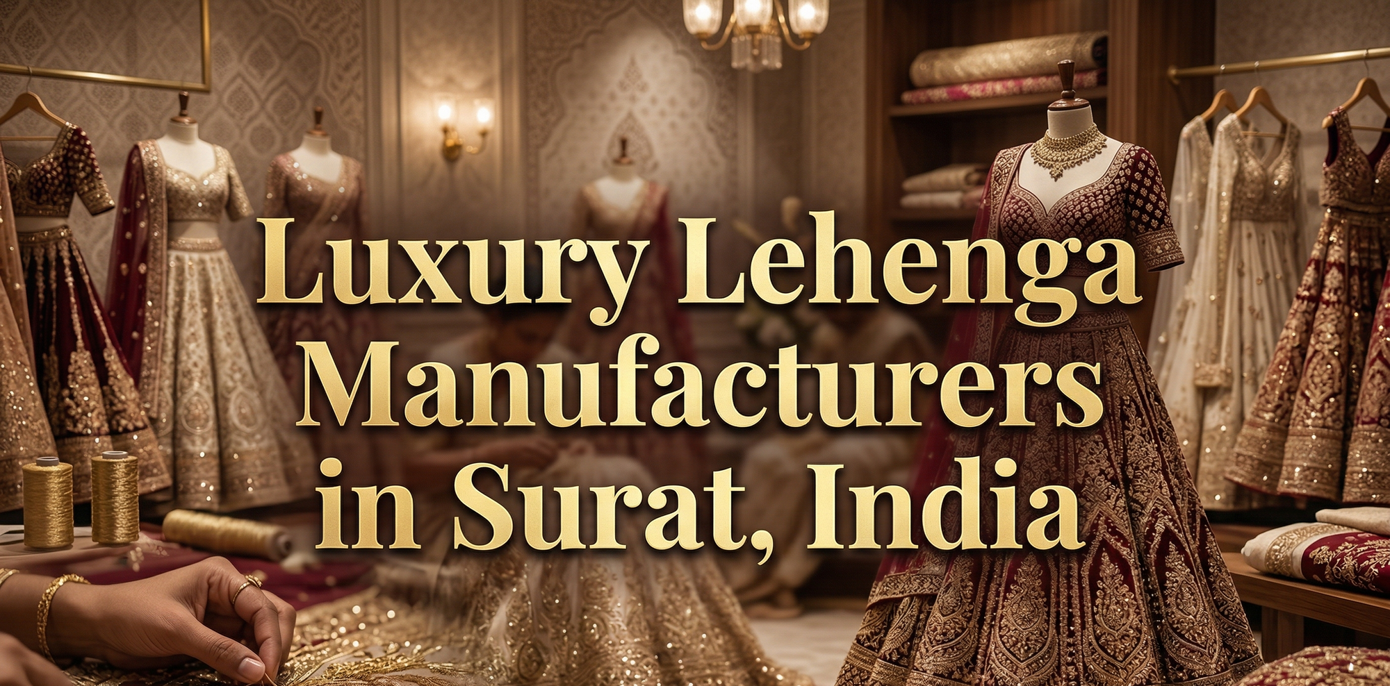 Luxury Lehenga Manufacturers in Surat, India