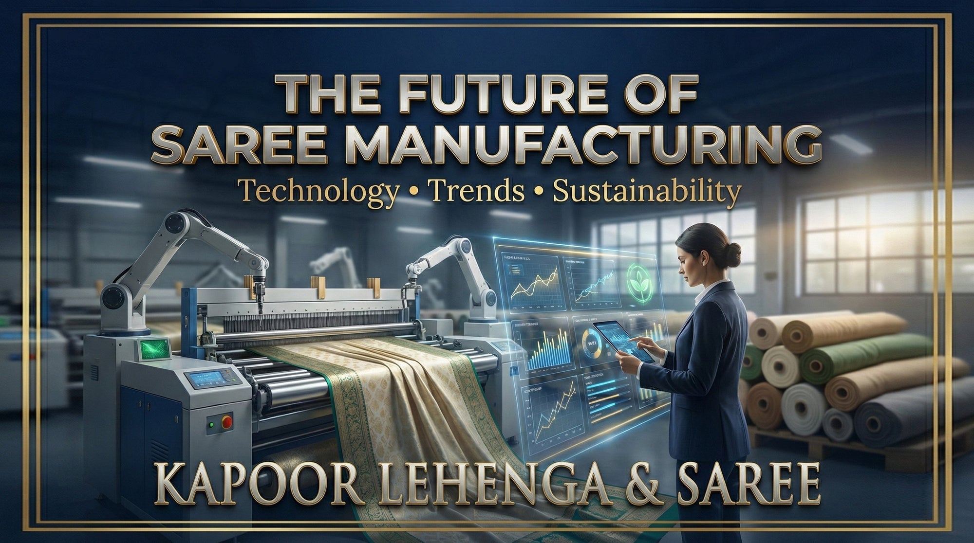 The Future of Saree Manufacturing: Technology, Trends & Sustainability