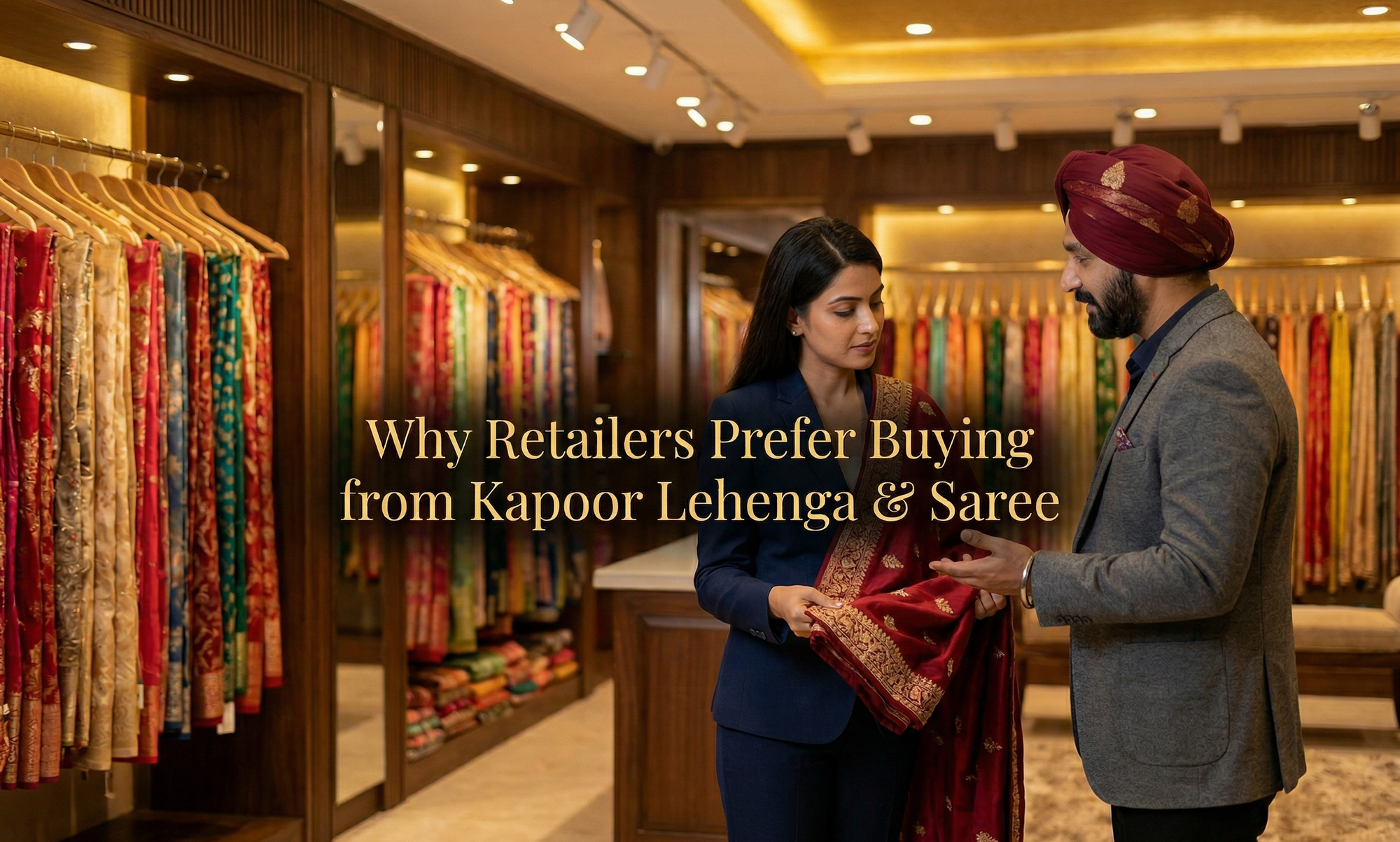 Why Retailers Prefer Buying from Kapoor Lehenga & Saree