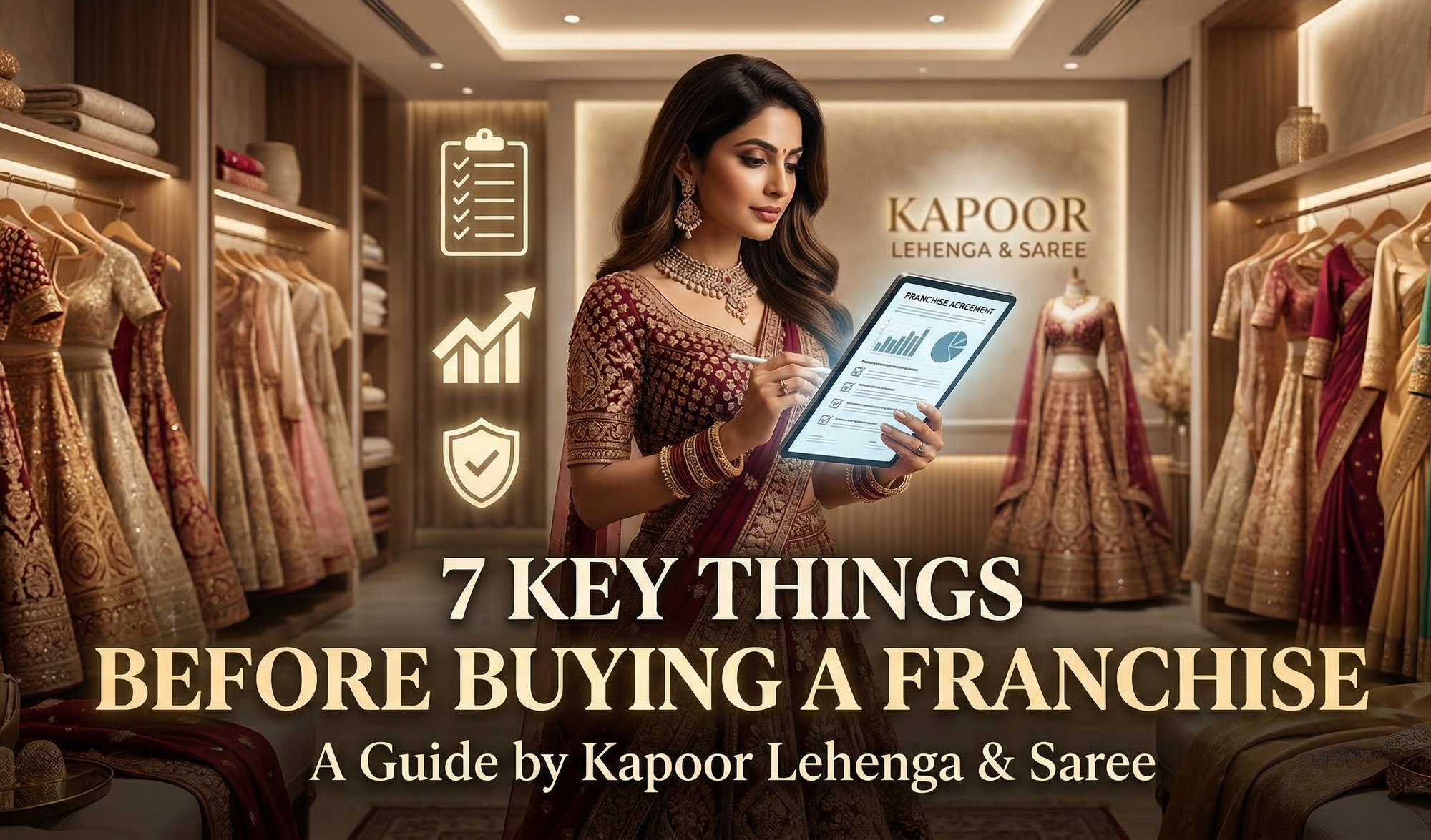 7 Key Things to Consider Before Buying a Franchise (A Guide by Kapoor Lehenga & Saree)
