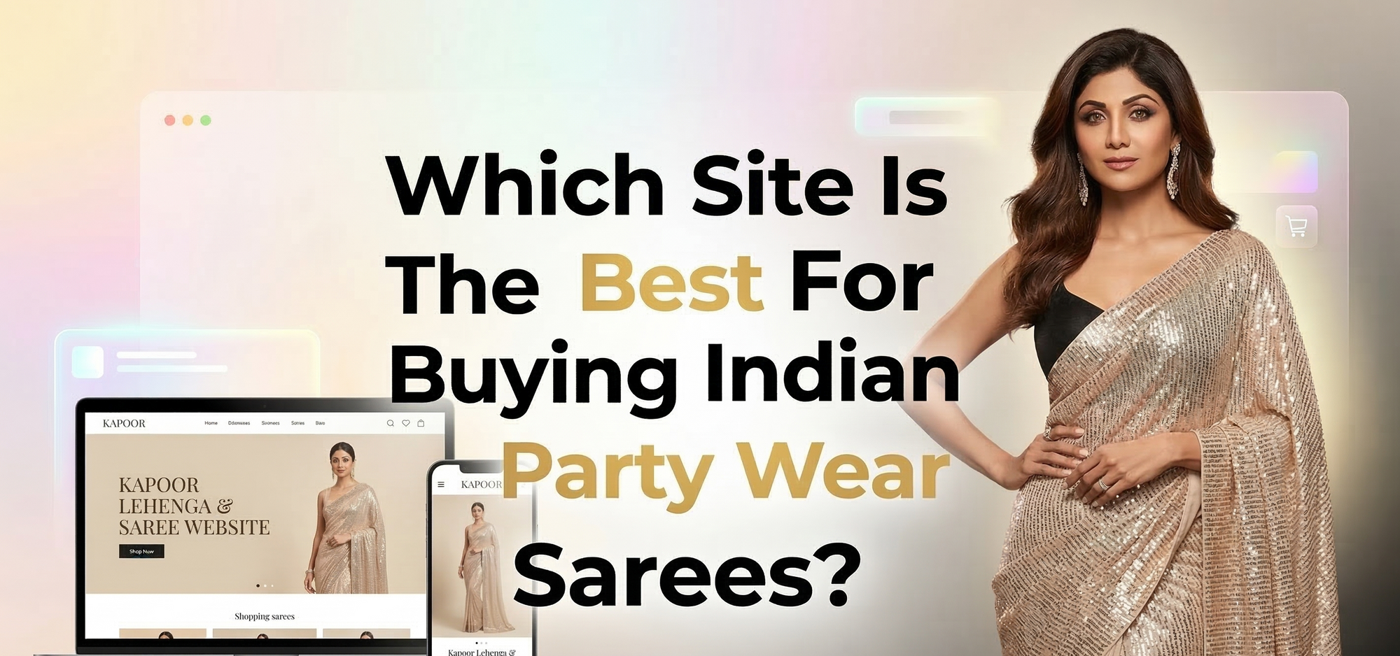 Which Site Is The Best For Buying Indian Party Wear Sarees?