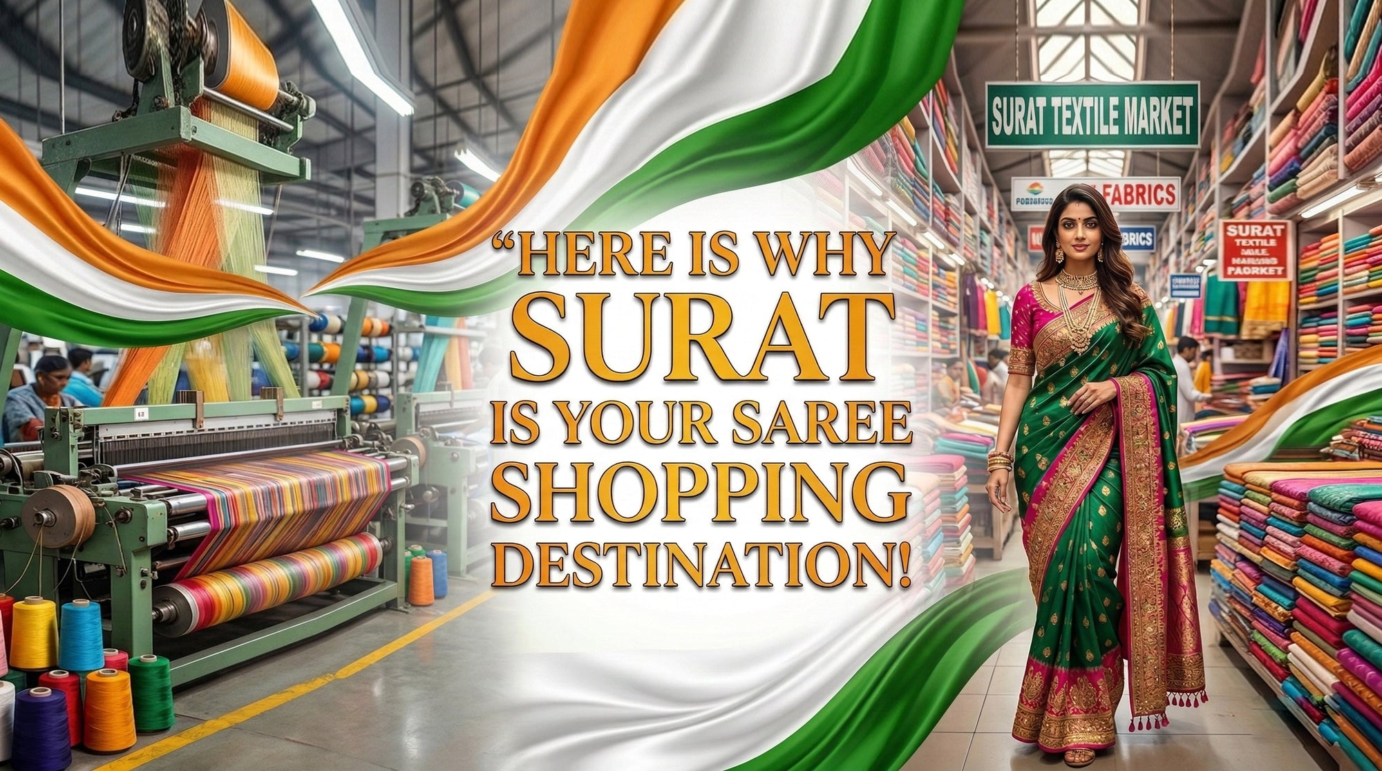 Here is Why Surat Is Your Saree Shopping Destination!