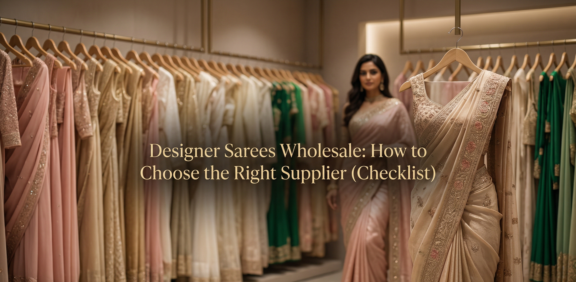 Designer Sarees Wholesale: How to Choose the Right Supplier (Checklist)