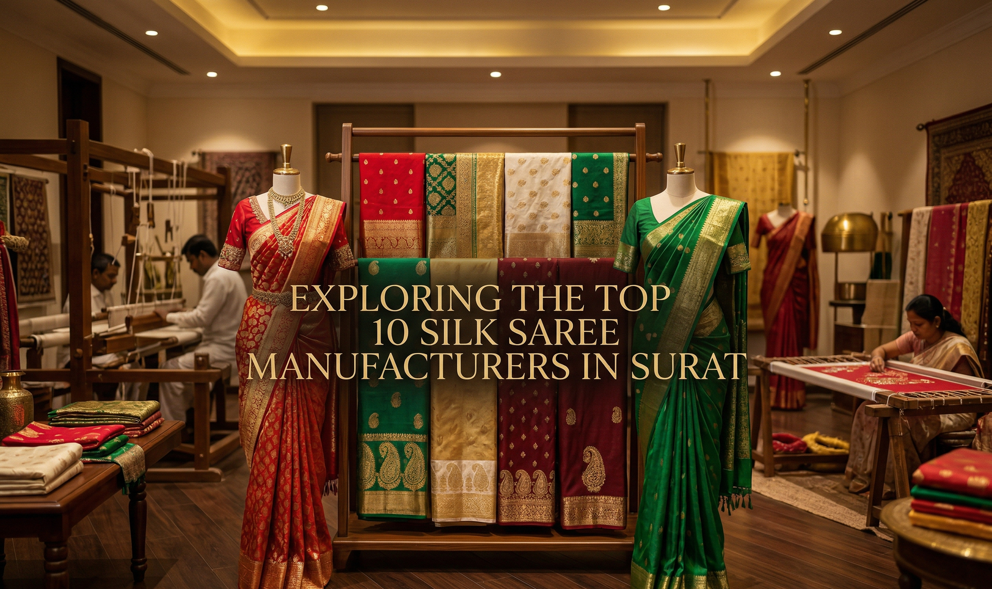 Top 10 Silk Saree Manufacturers in Surat