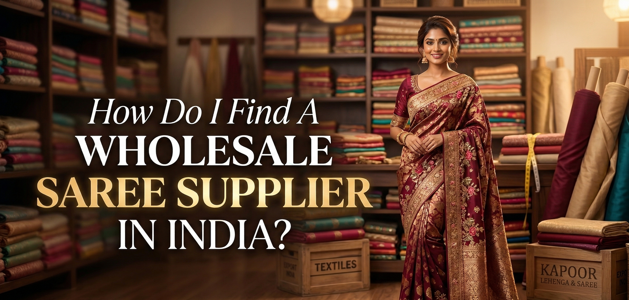 How Do I Find A Wholesale Saree Supplier In India?