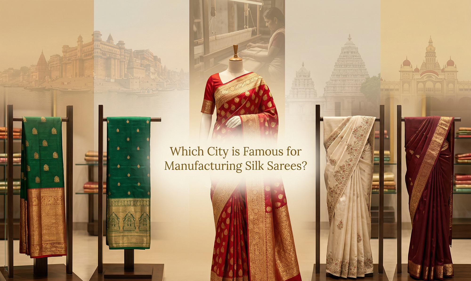 Which City is Famous for Manufacturing Silk Sarees?