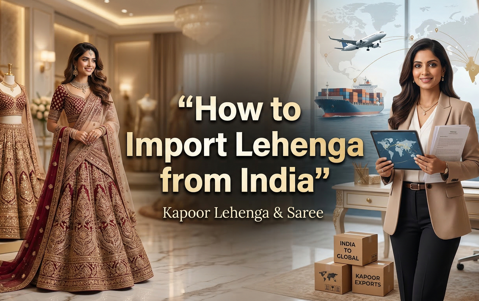 How to Import Lehenga from India