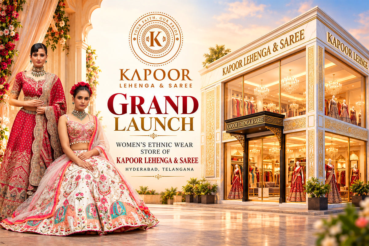 Grand Launch of Kapoor Lehenga Saree Women’s Ethnic Wear Store in Hyderabad Telangana