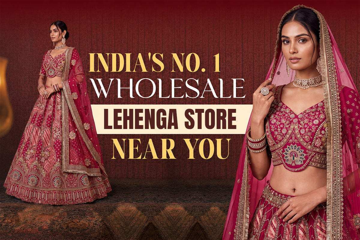 India’s No. 1 Wholesale Lehenga Store Near You