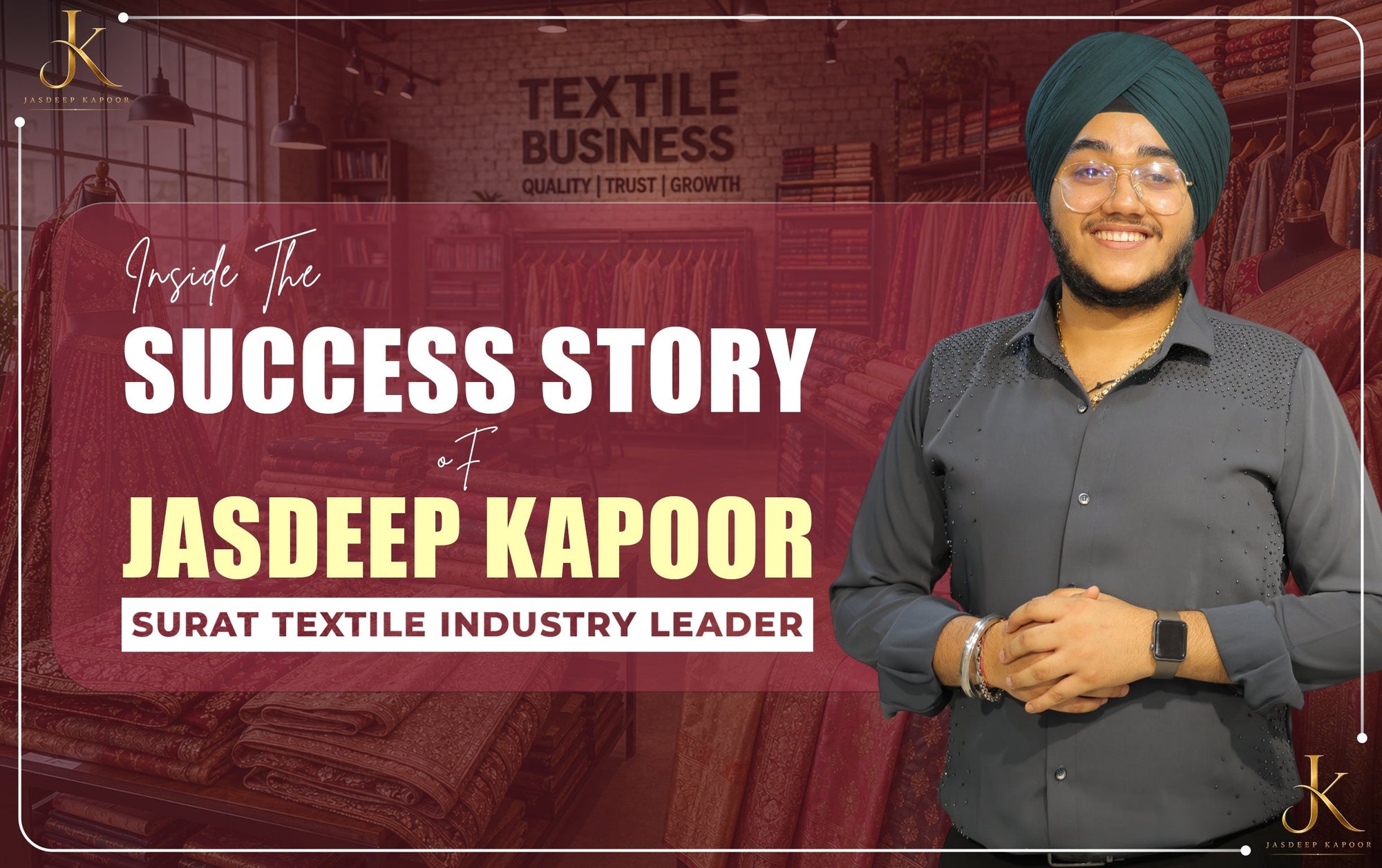 Inside the Story of Mr. Jasdeep Kapoor Surat Textile Industry Leader