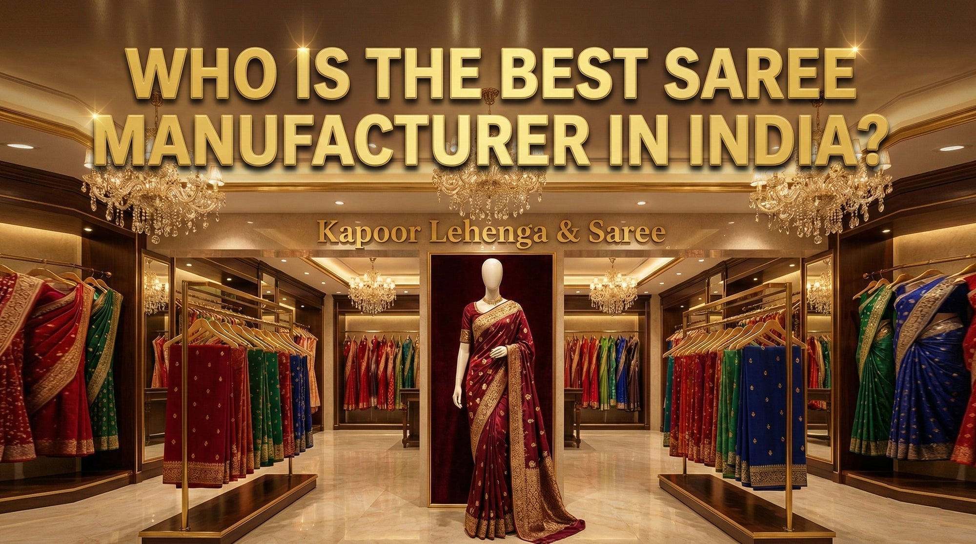 Who Is the Best Saree Manufacturer in India
