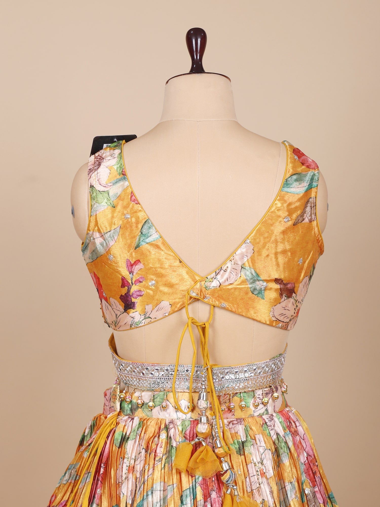 Yellow Sunshine Sequence Digital Lehenga