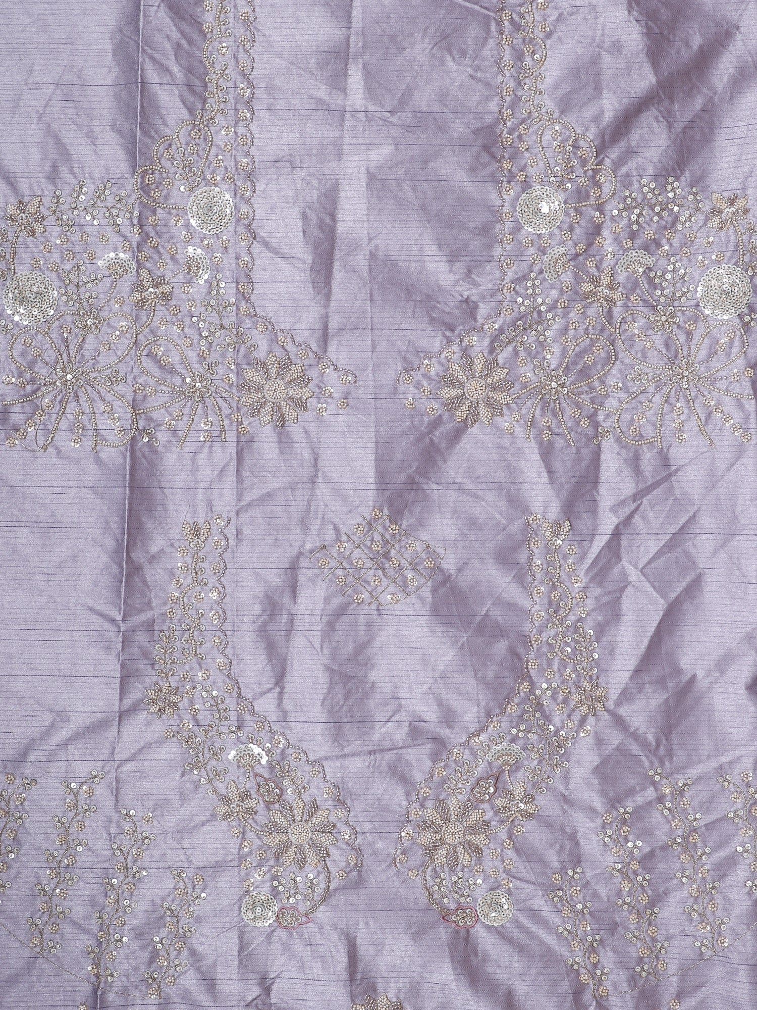 Purple Haze Designer Lavender Satin Silk Lehenga