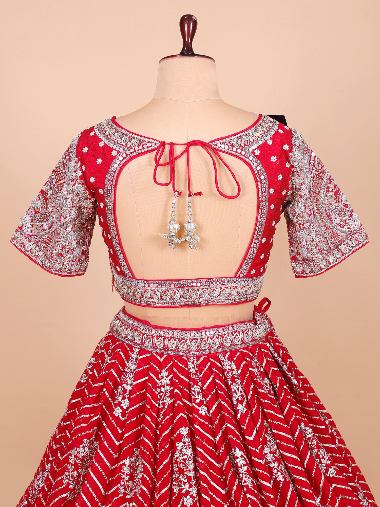 Zardozi Embroidered Georgette Lehenga