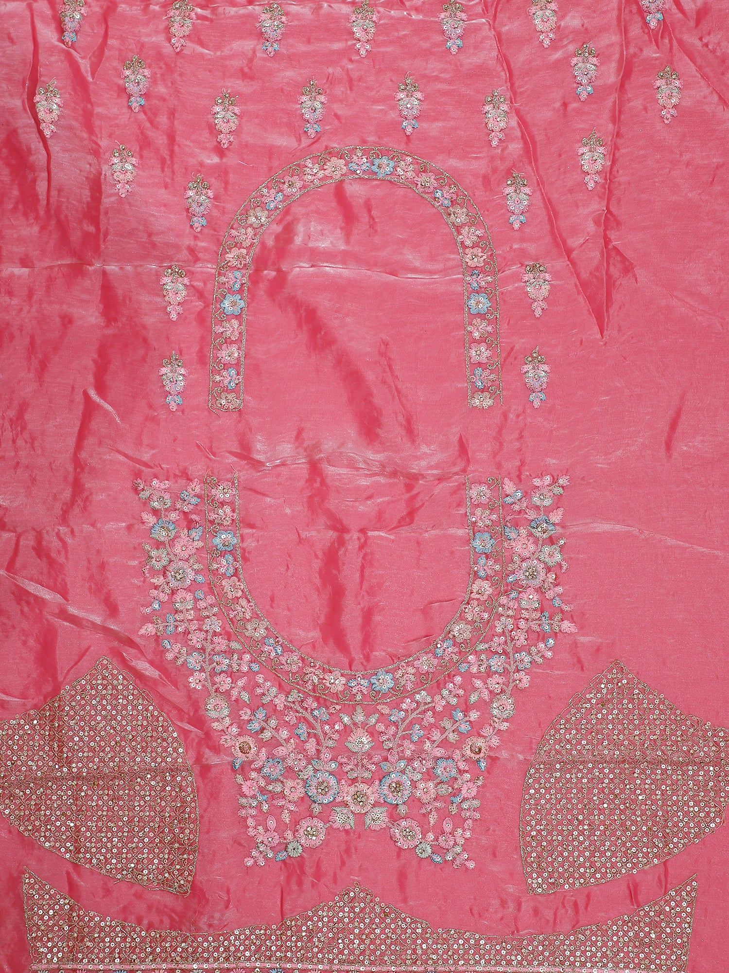 Jimmy Choo Onion Pink Sider Lehenga
