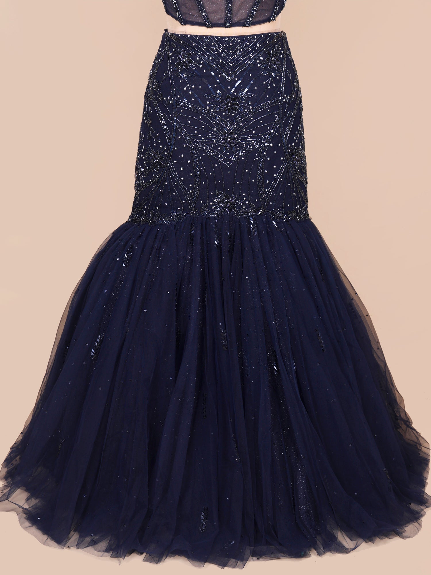 Indigo Mehar Noor Georgette Indo-Western