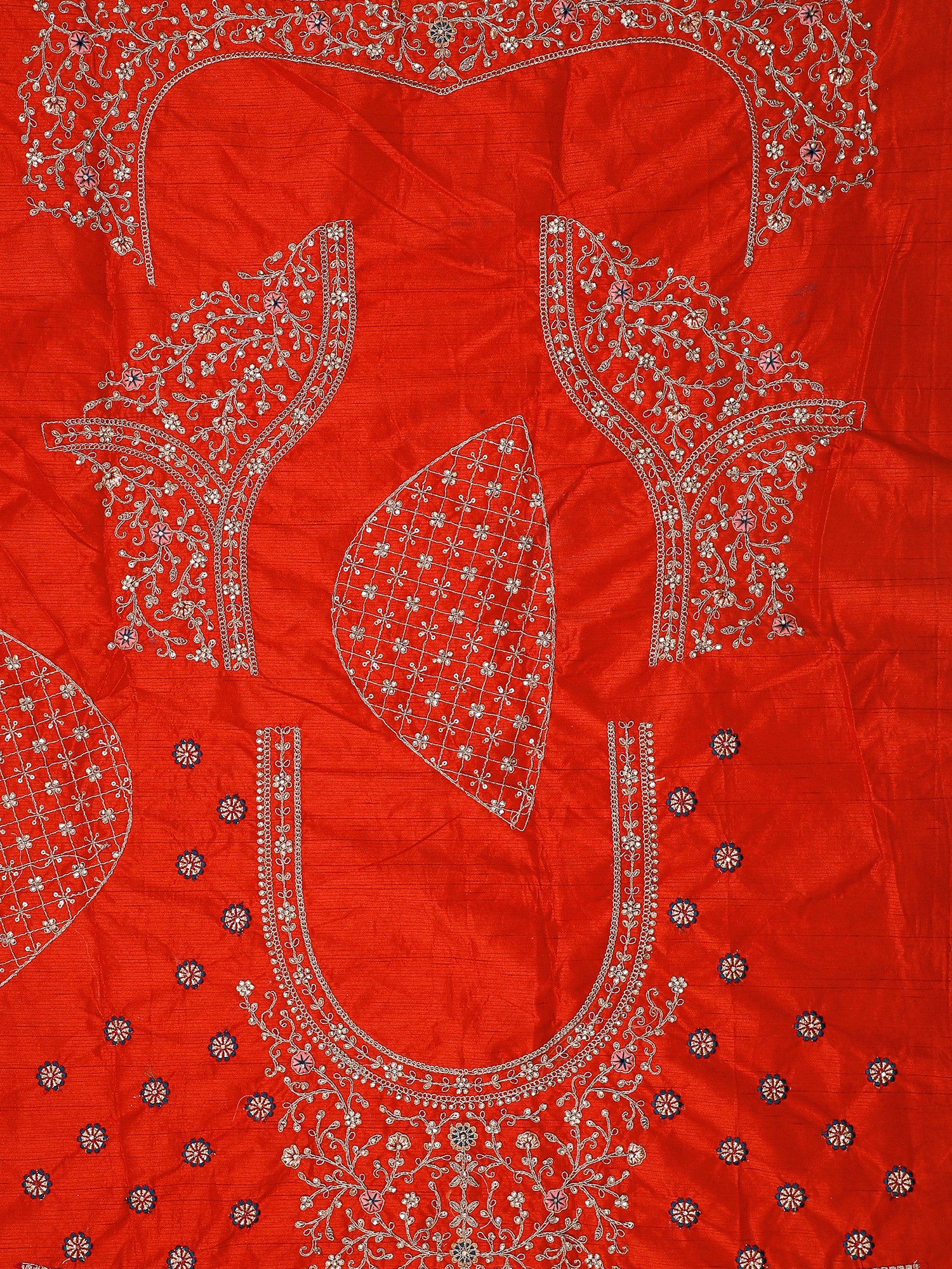 Multi-Tone Velvet Lehenga