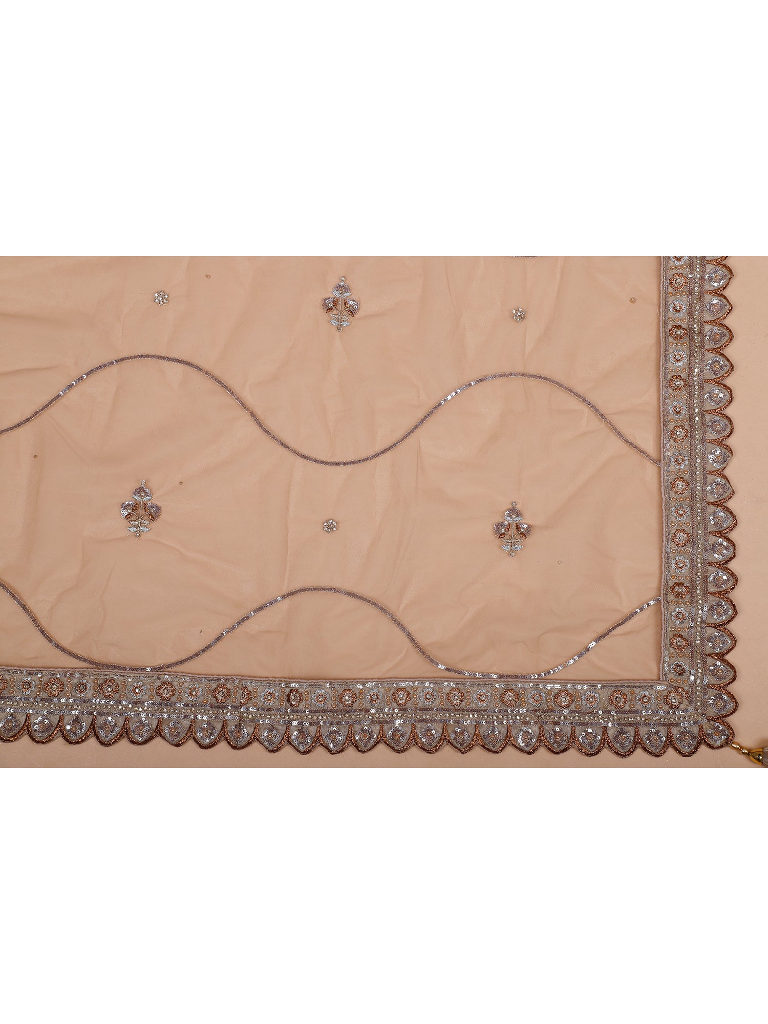 Copper Gold Jimmy Choo Jarkan Lehenga