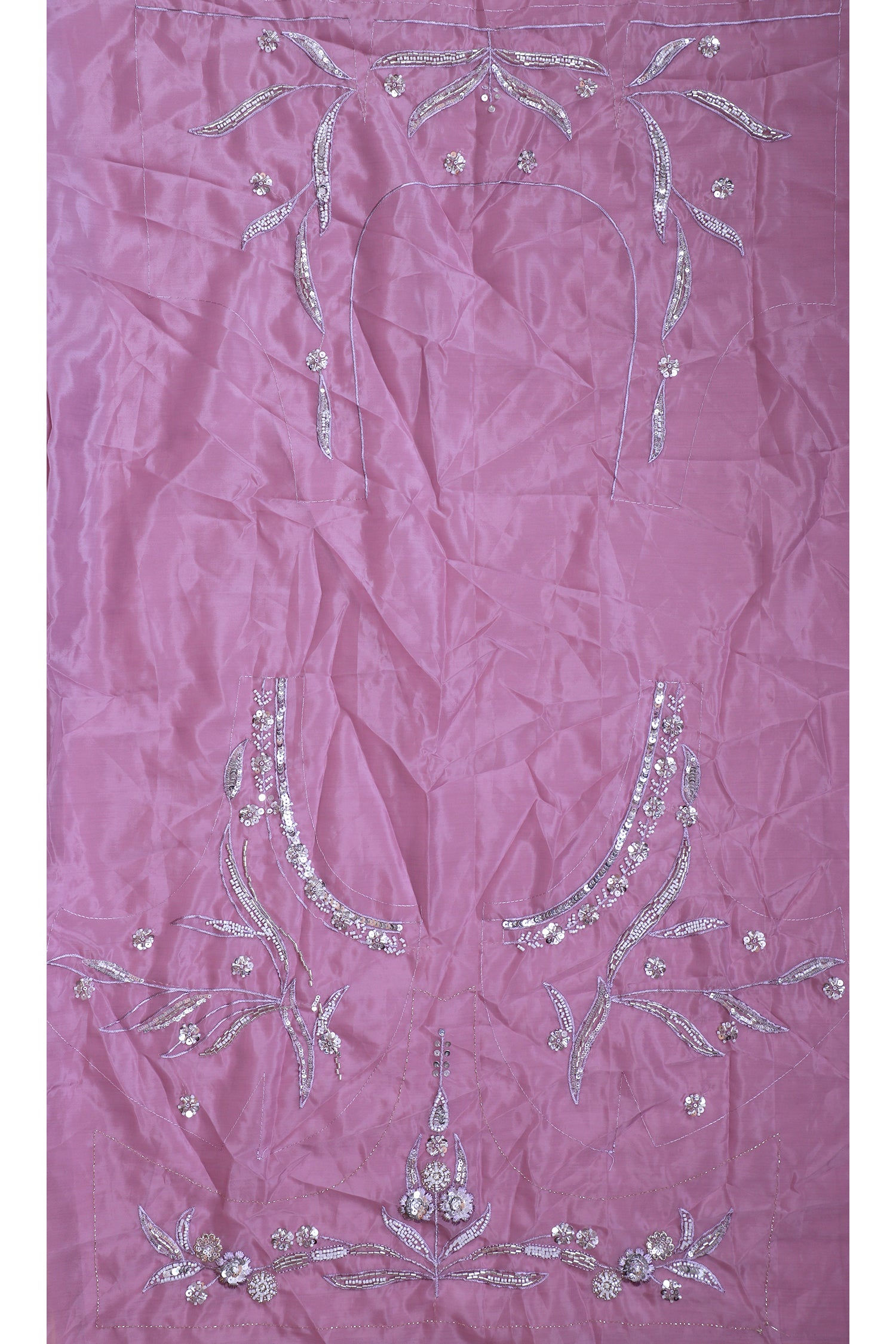 Lavender Lehenga With Tone-To-Tone Embroidery
