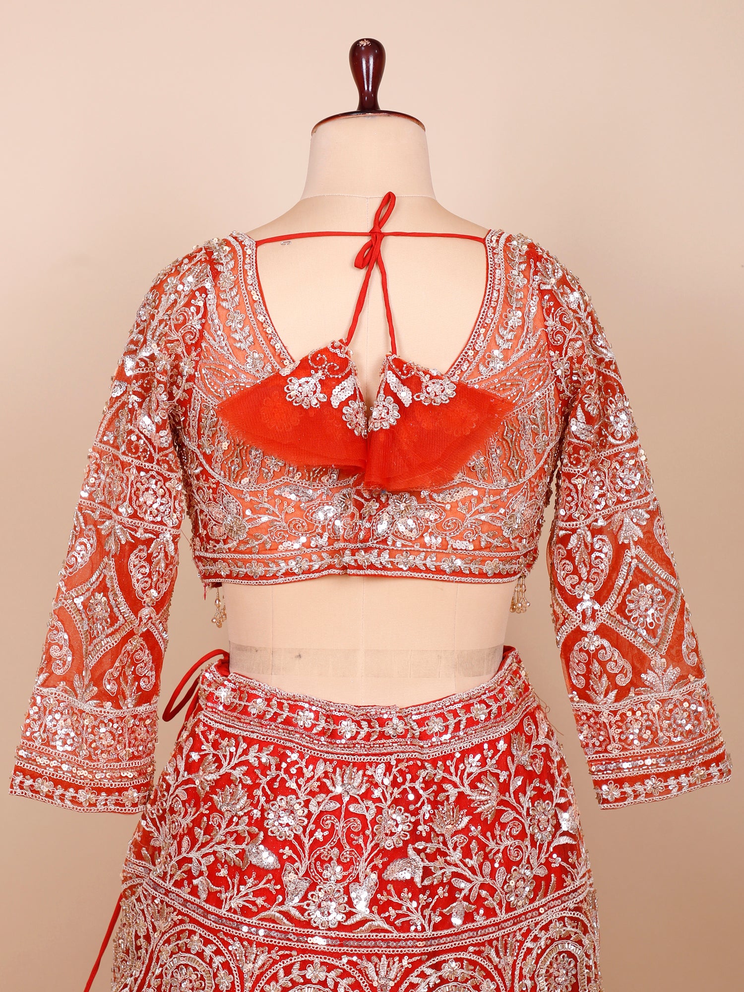 Sunset Shimmer Jarkan Embroidered Lehenga